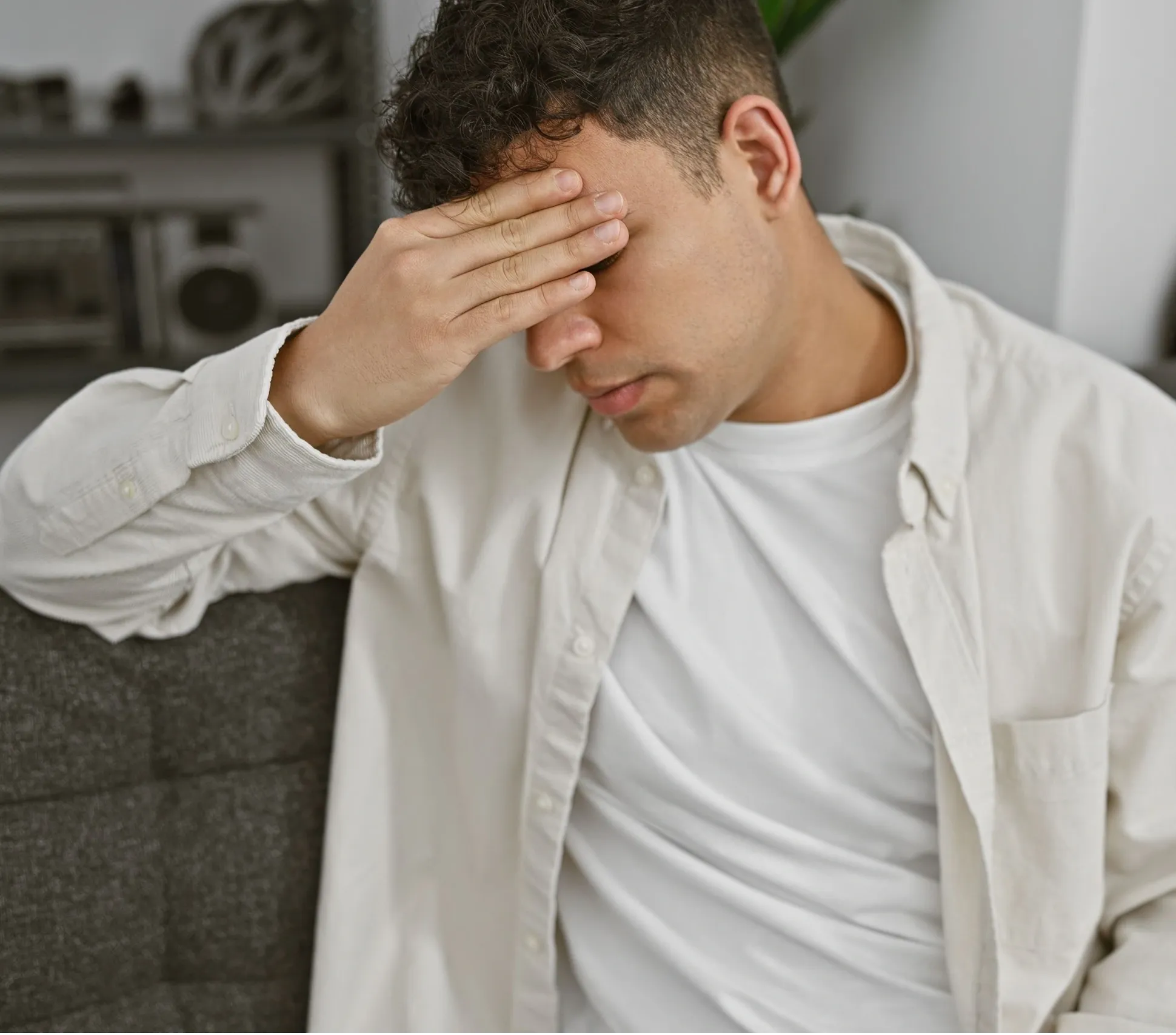 Person experiencing depression symptoms seeking help at R&C Psychiatry Pembroke Pines