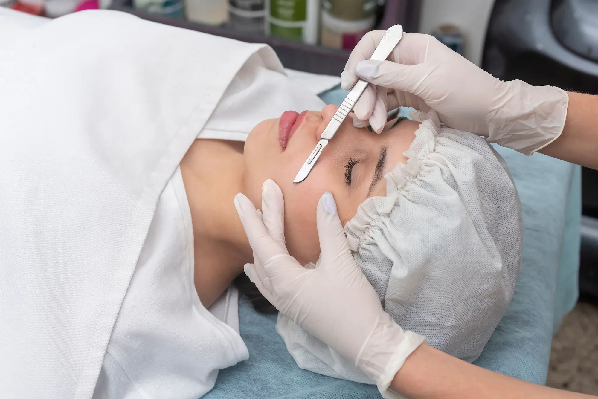 Dermaplaning treatment at Resurgent Health in Fargo, ND