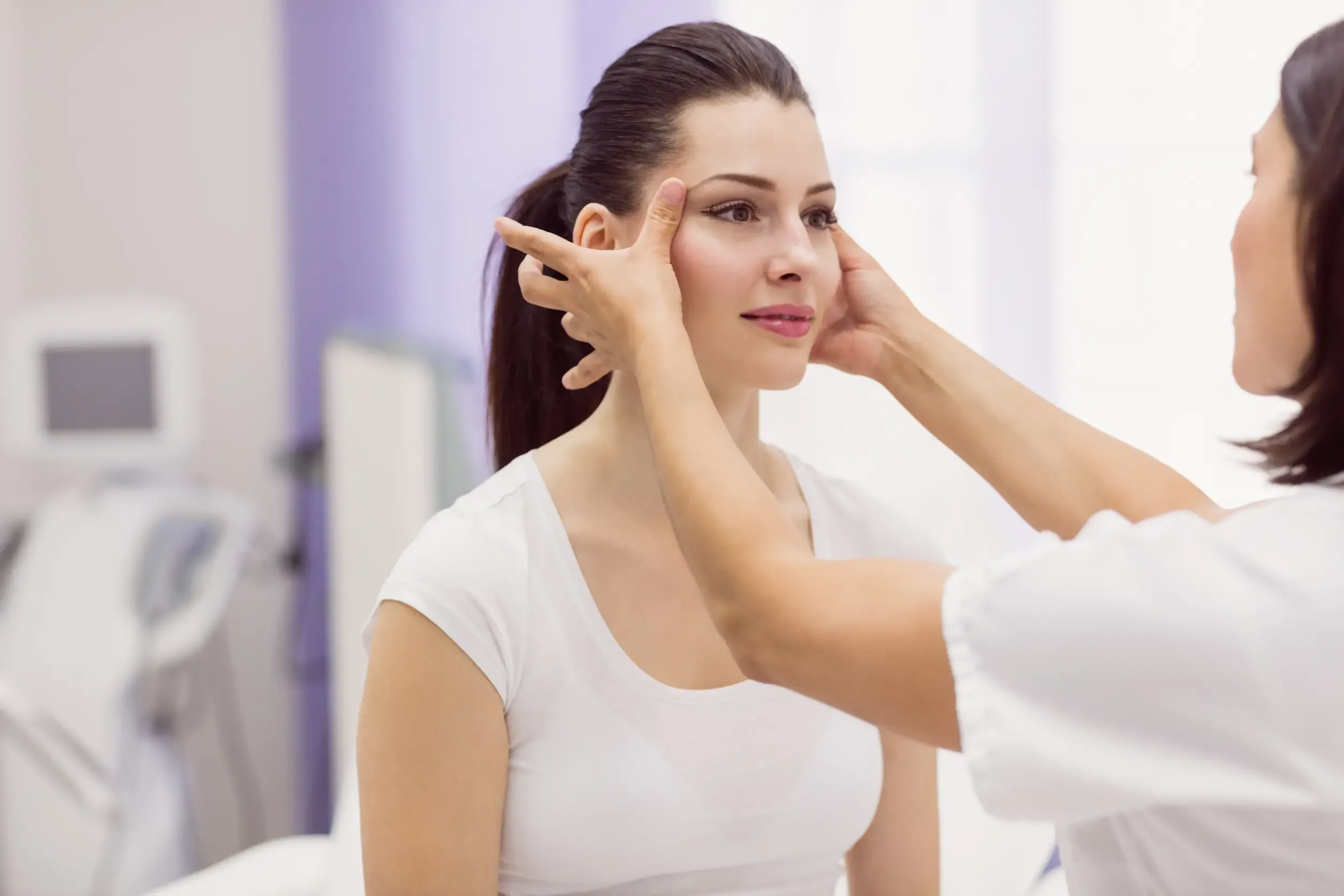 Patient with refined, relaxed jawline at Heritage Wellness & Med Spa Crescent Springs