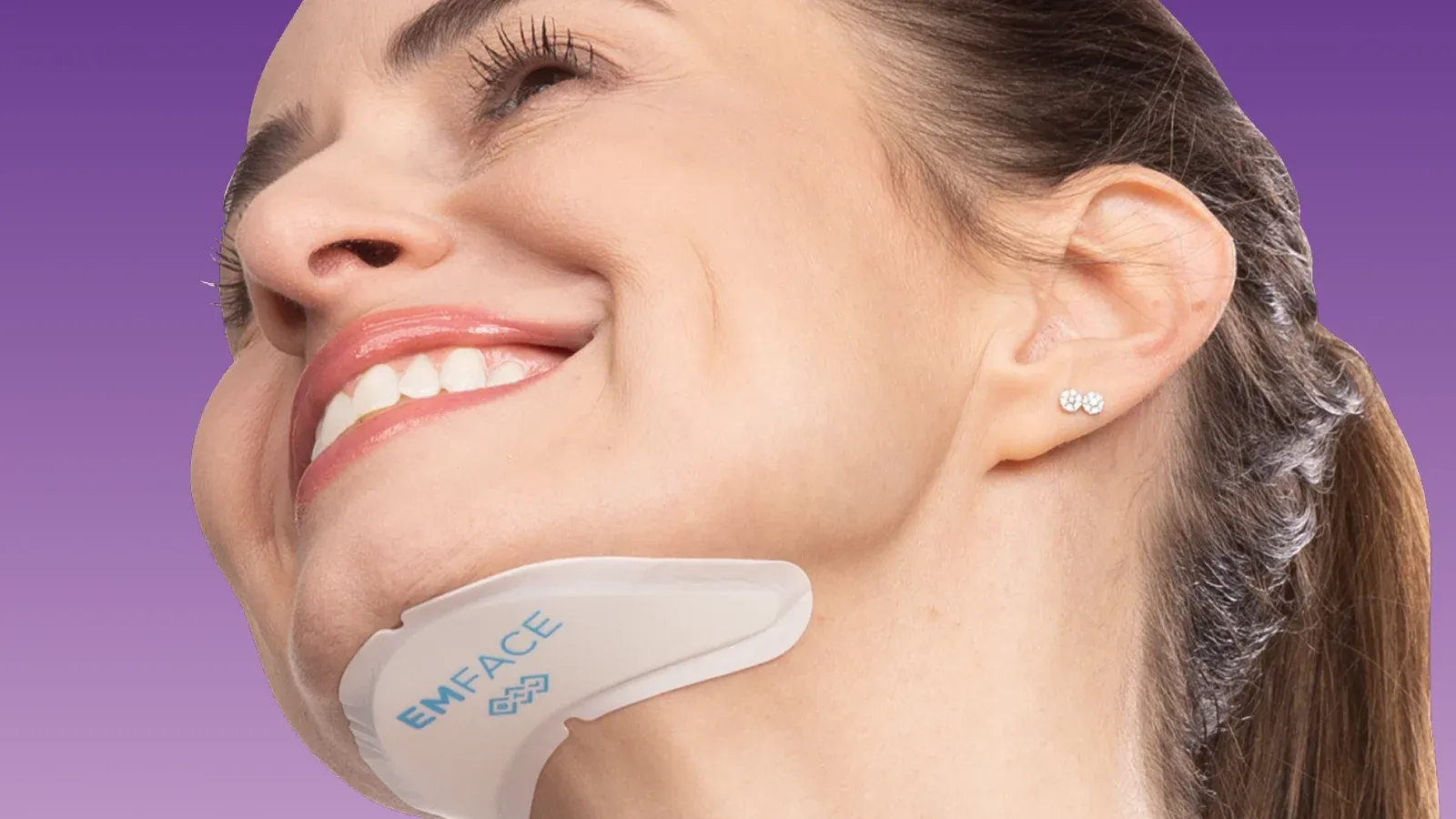 Patient receiving Emface treatment at Mint Aesthetics & Skin in Indianapolis, IN