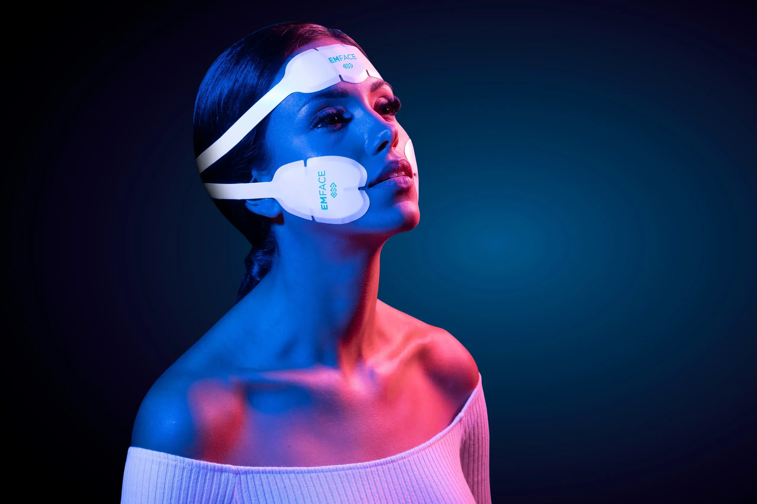 Patient receiving Emface treatment at Mint Aesthetics & Skin in Indianapolis, IN
