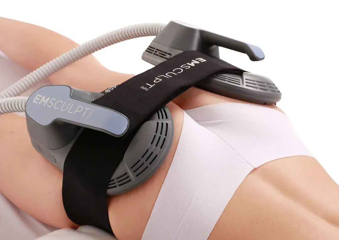 BTL Emsculpt HIFEM device used at Heritage Wellness Crescent Springs