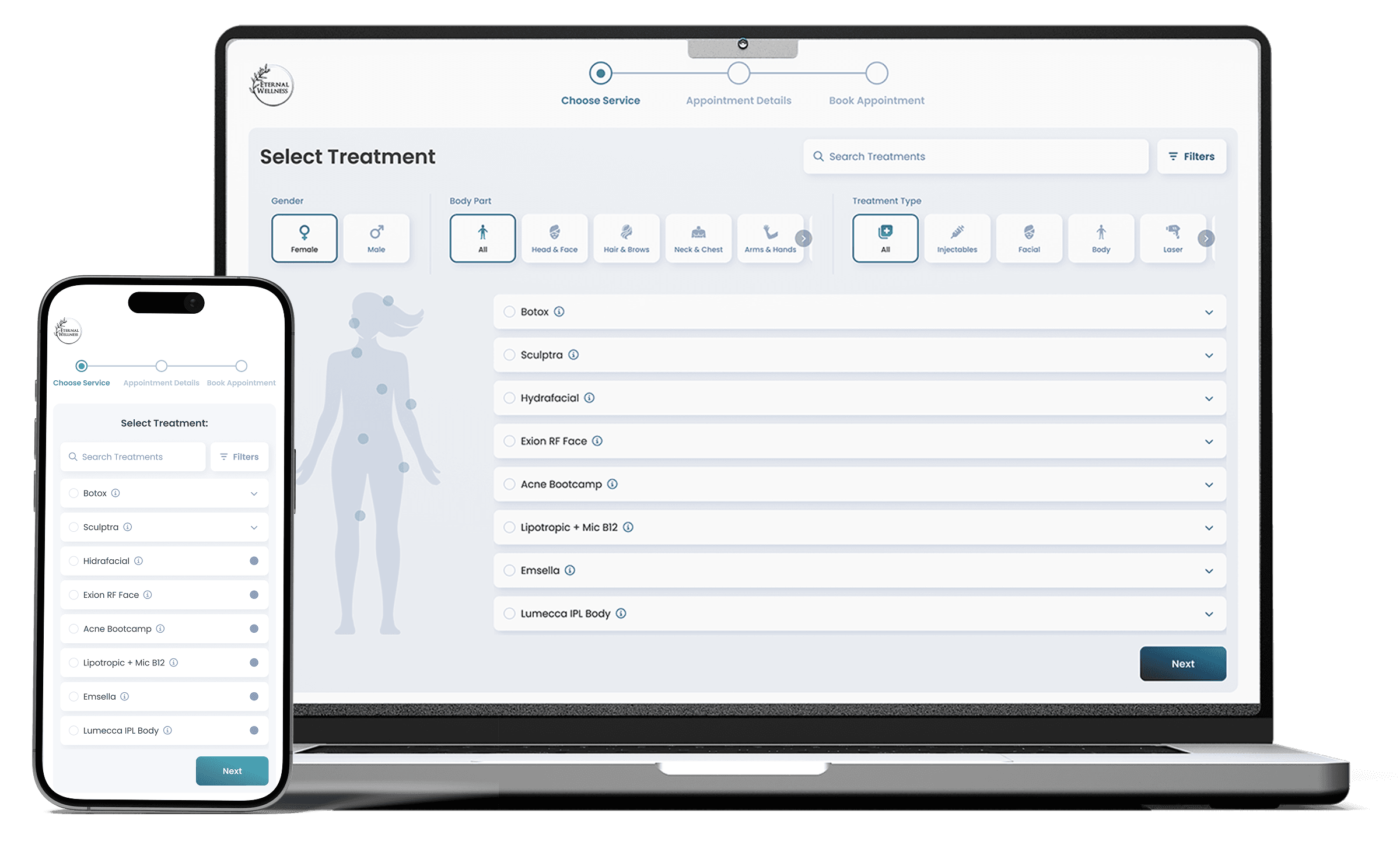 Virtual consultation at Eternal Wellness Medical Spa