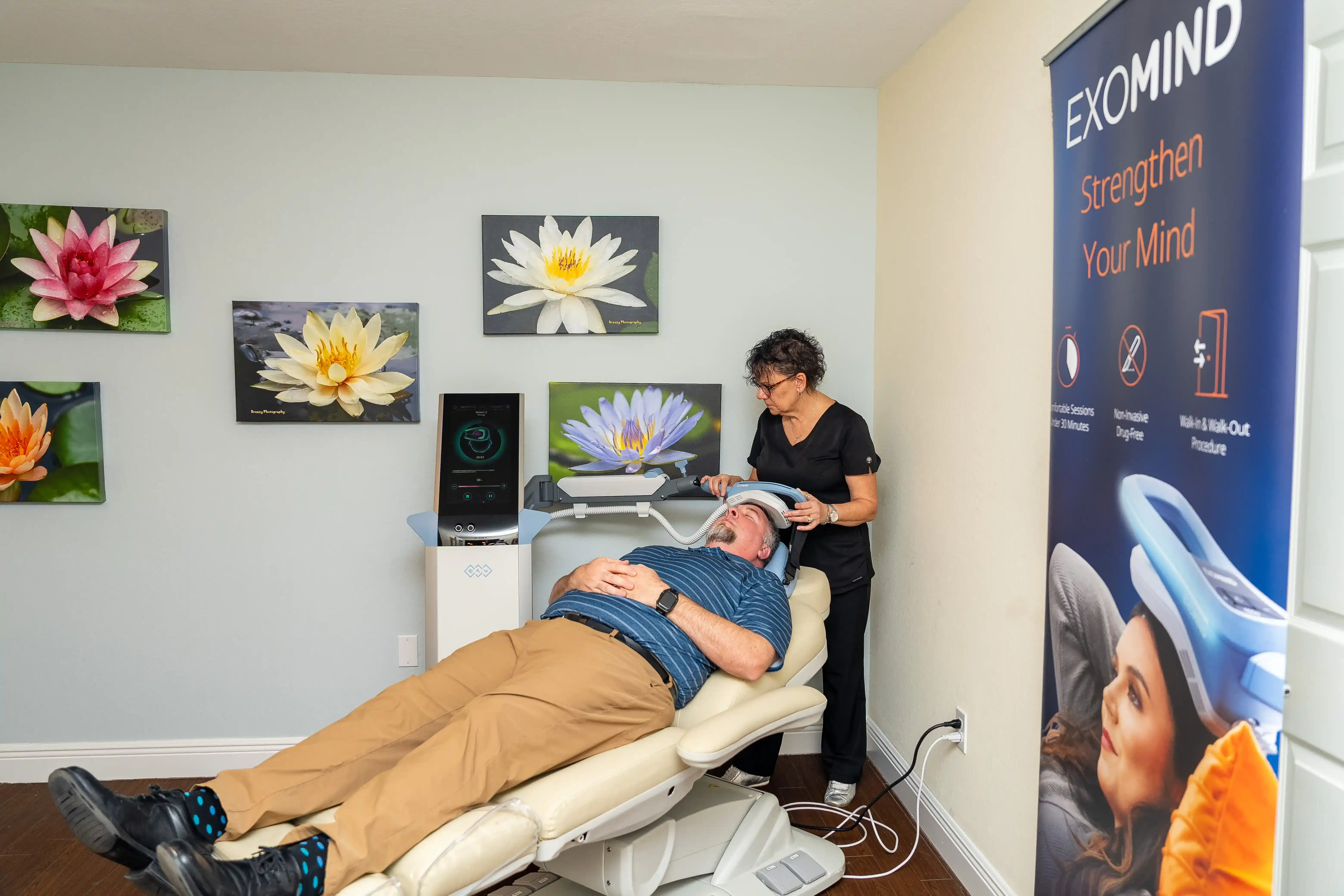 Patient consultation for TMS therapy at Arise Integrative Wellness Port Charlotte