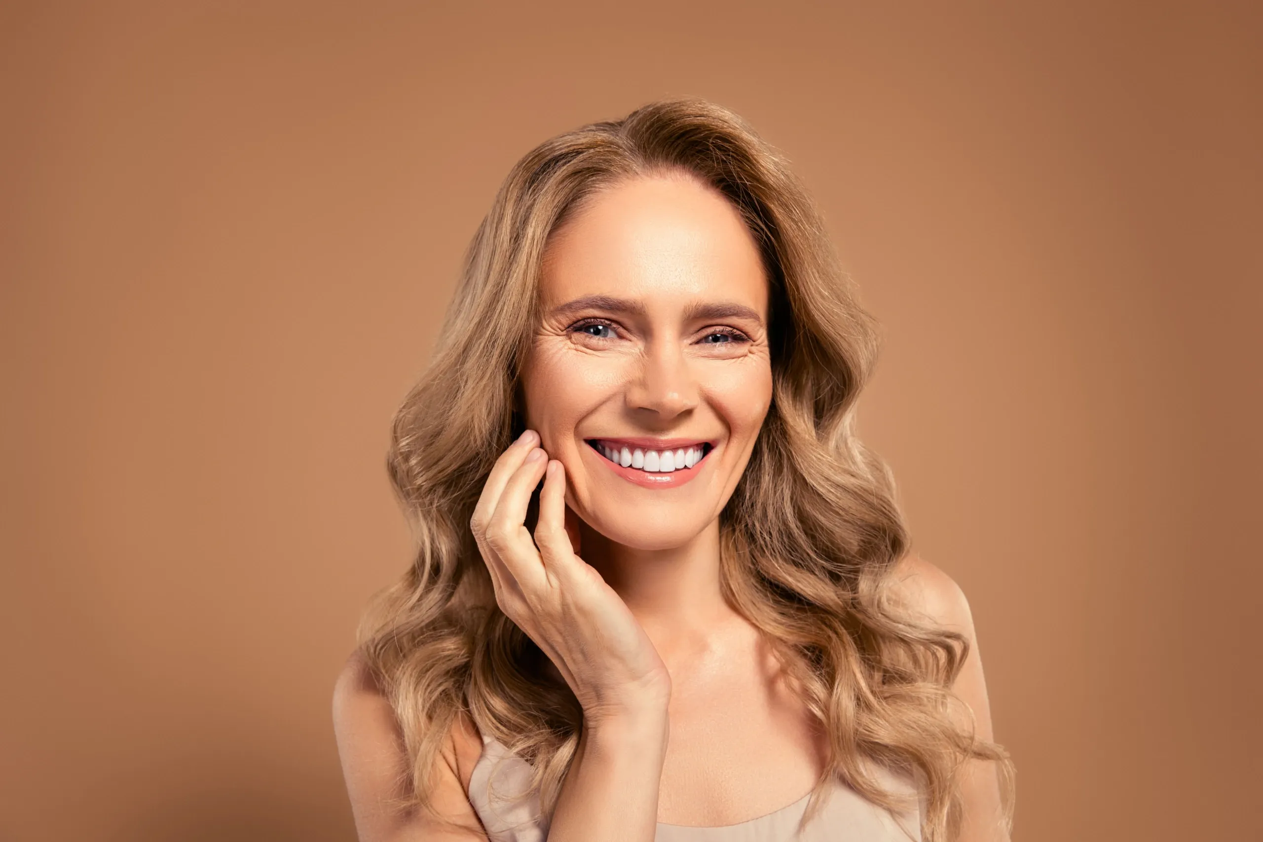 Illustration of facial aging anatomy and volume changes at Eternal Wellness Medical Spa Traverse City