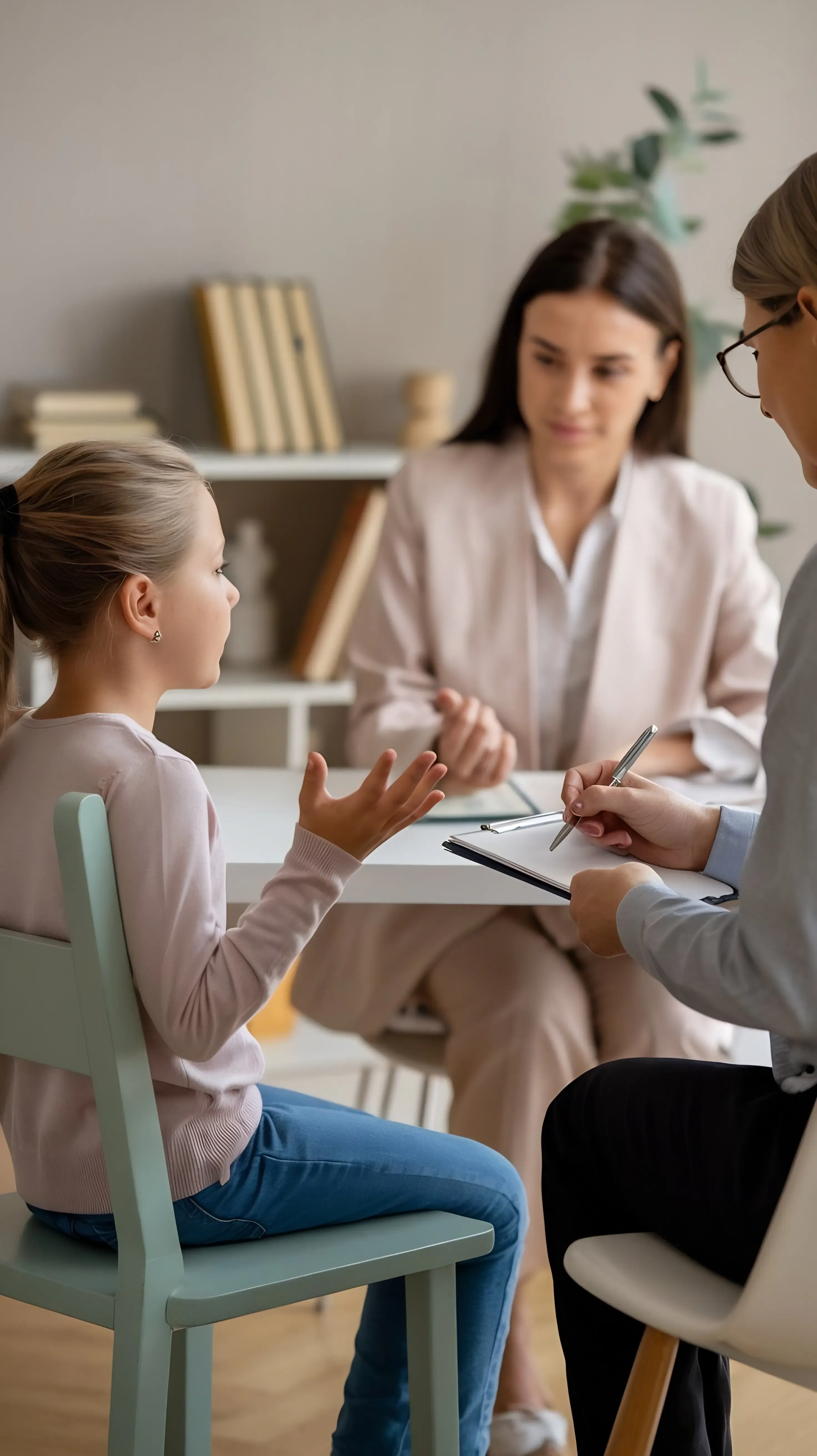 Caregiver and provider reviewing autism evaluation benefits at R&C Psychiatry Pembroke Pines