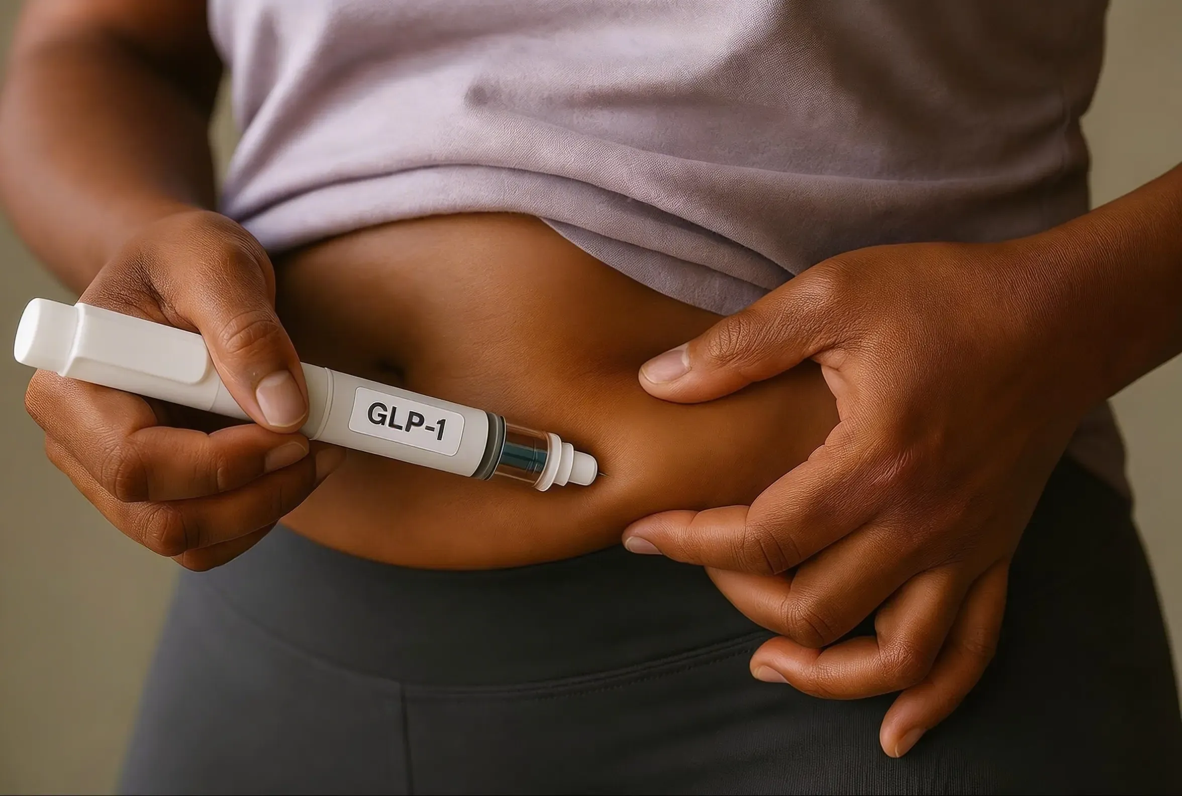 Before and after GLP-1 weight loss results at Hartley Health and Wellness Canton