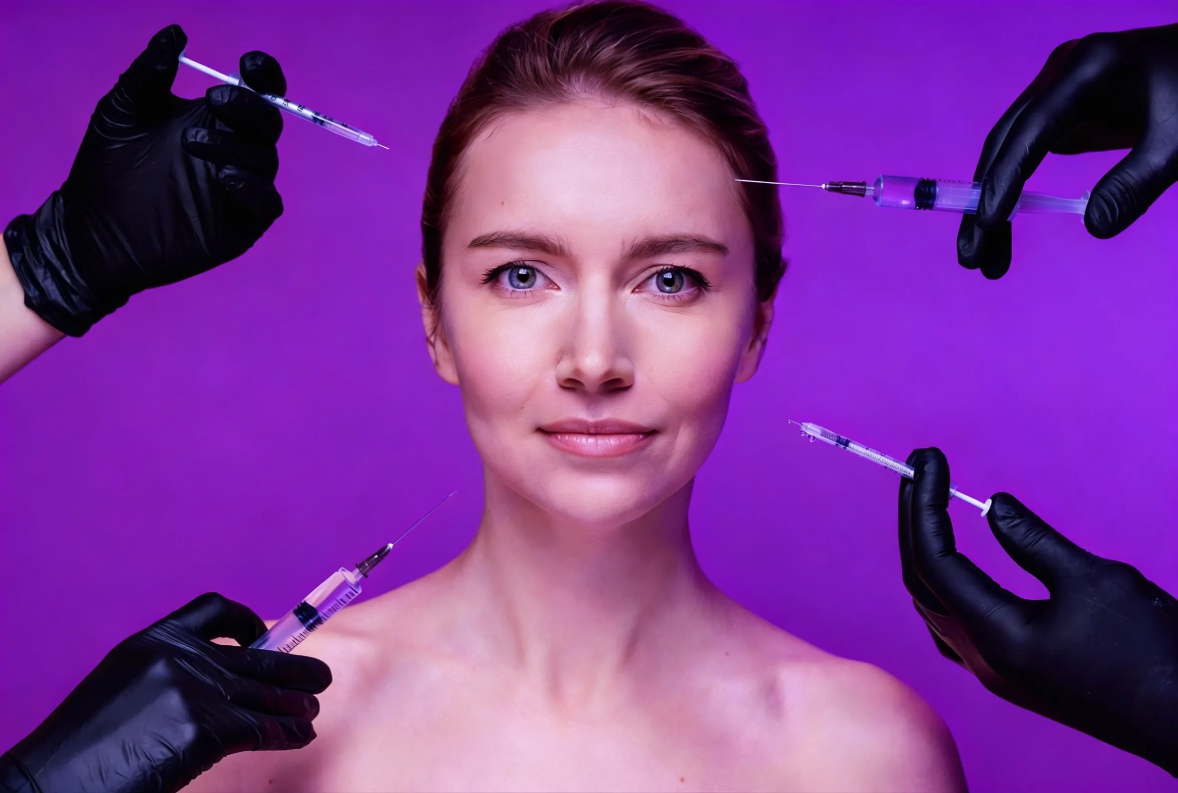 Abstract background representing Botox treatment areas