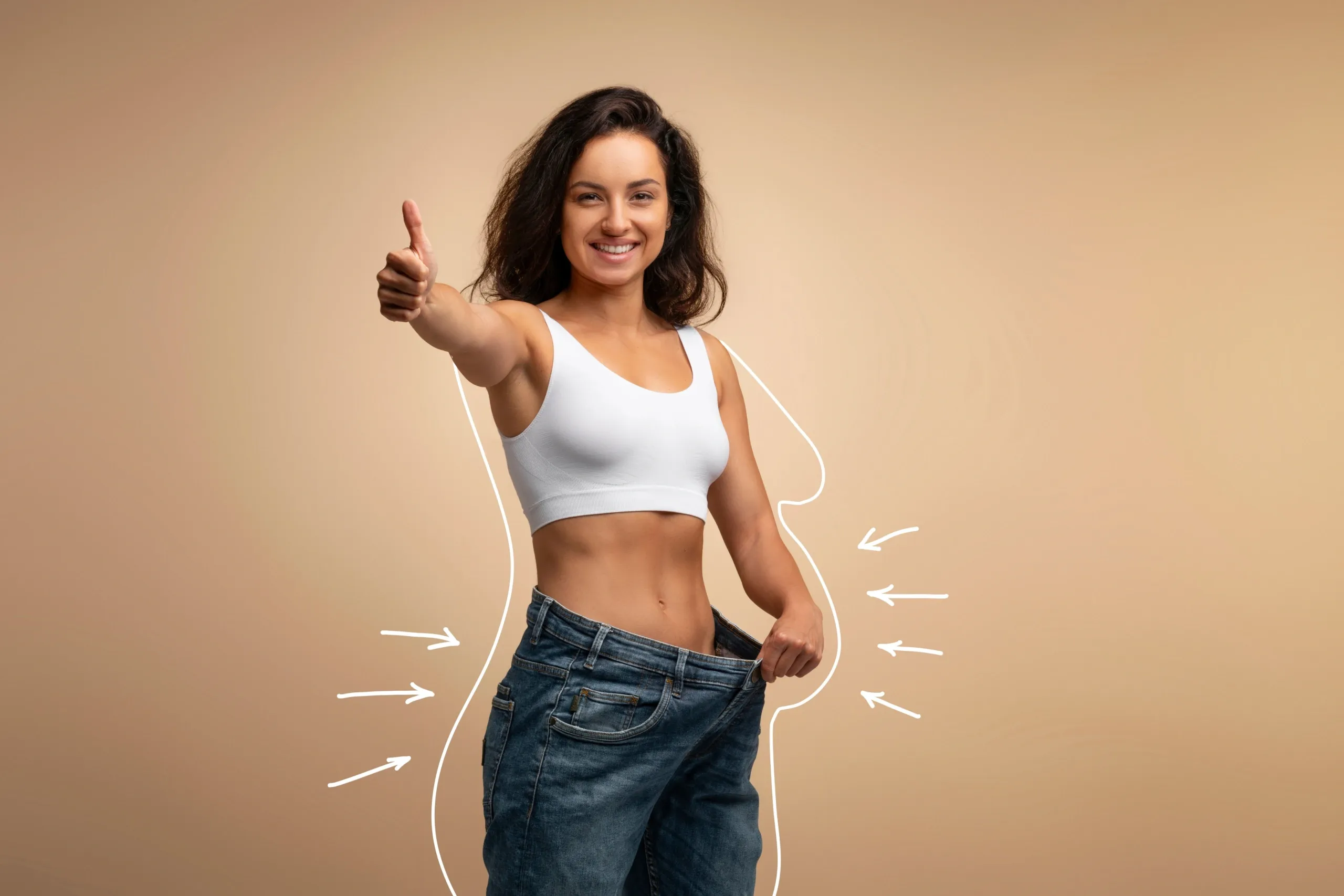 Abstract soft gradient background representing weight management and metabolic health