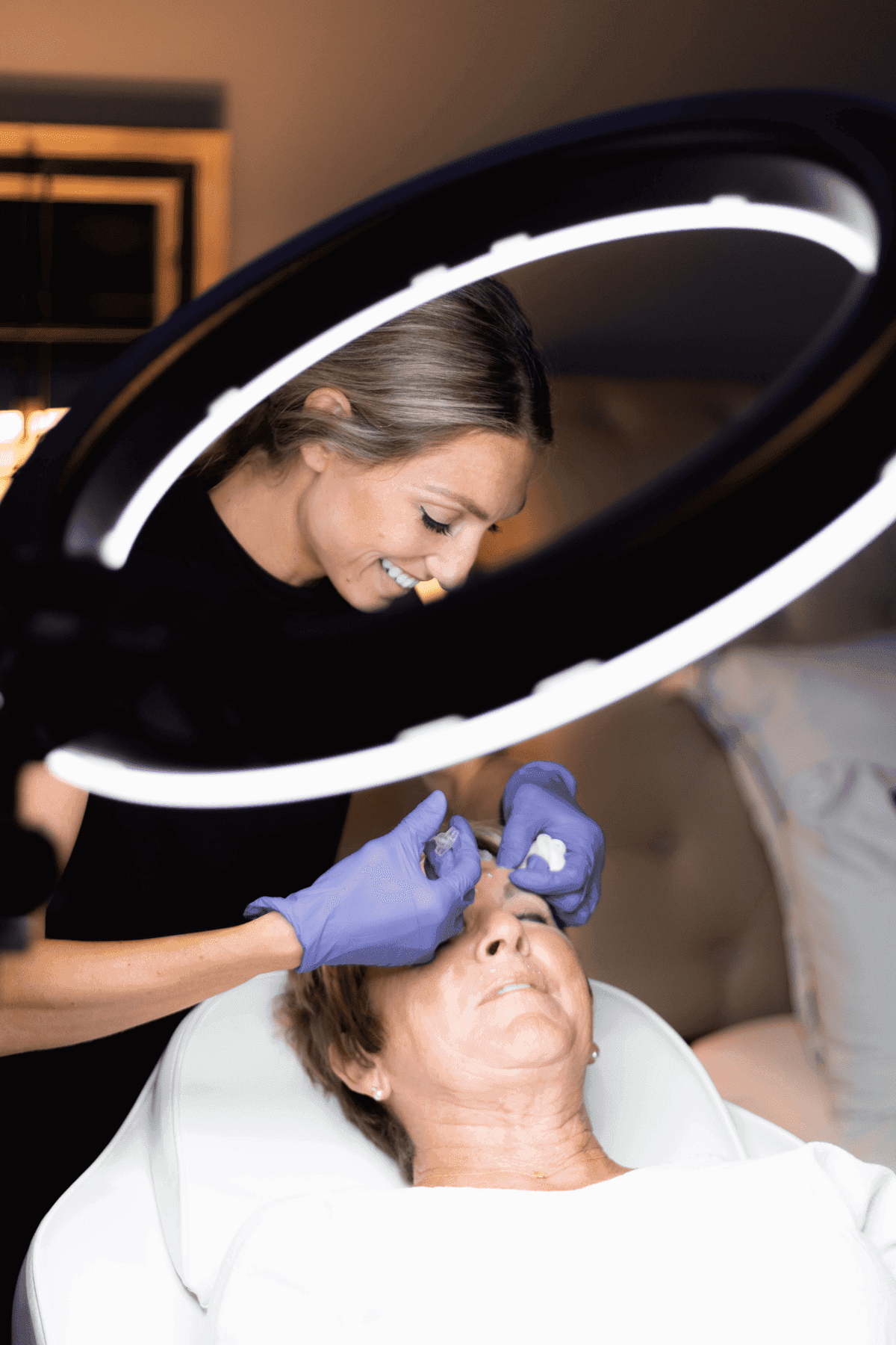 Patient consultation for Dysport at Eternal Wellness Medical Spa Traverse City