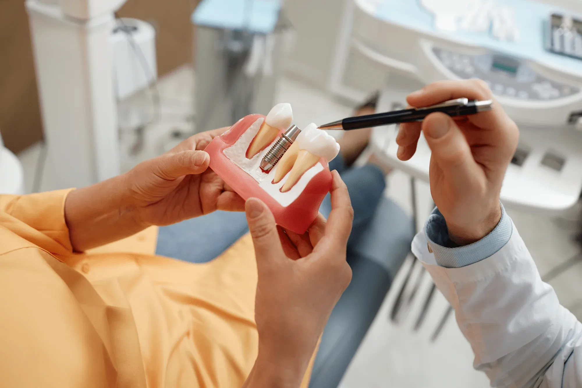 Diagram of a dental implant restoring a missing tooth at Cook Family Dentistry in Santa Rosa Beach, FL