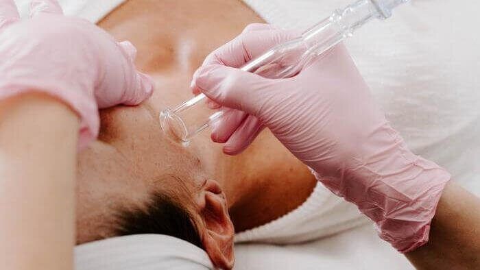 Patient consultation for lymphatic drainage at Eternal Wellness Medical Spa Traverse City