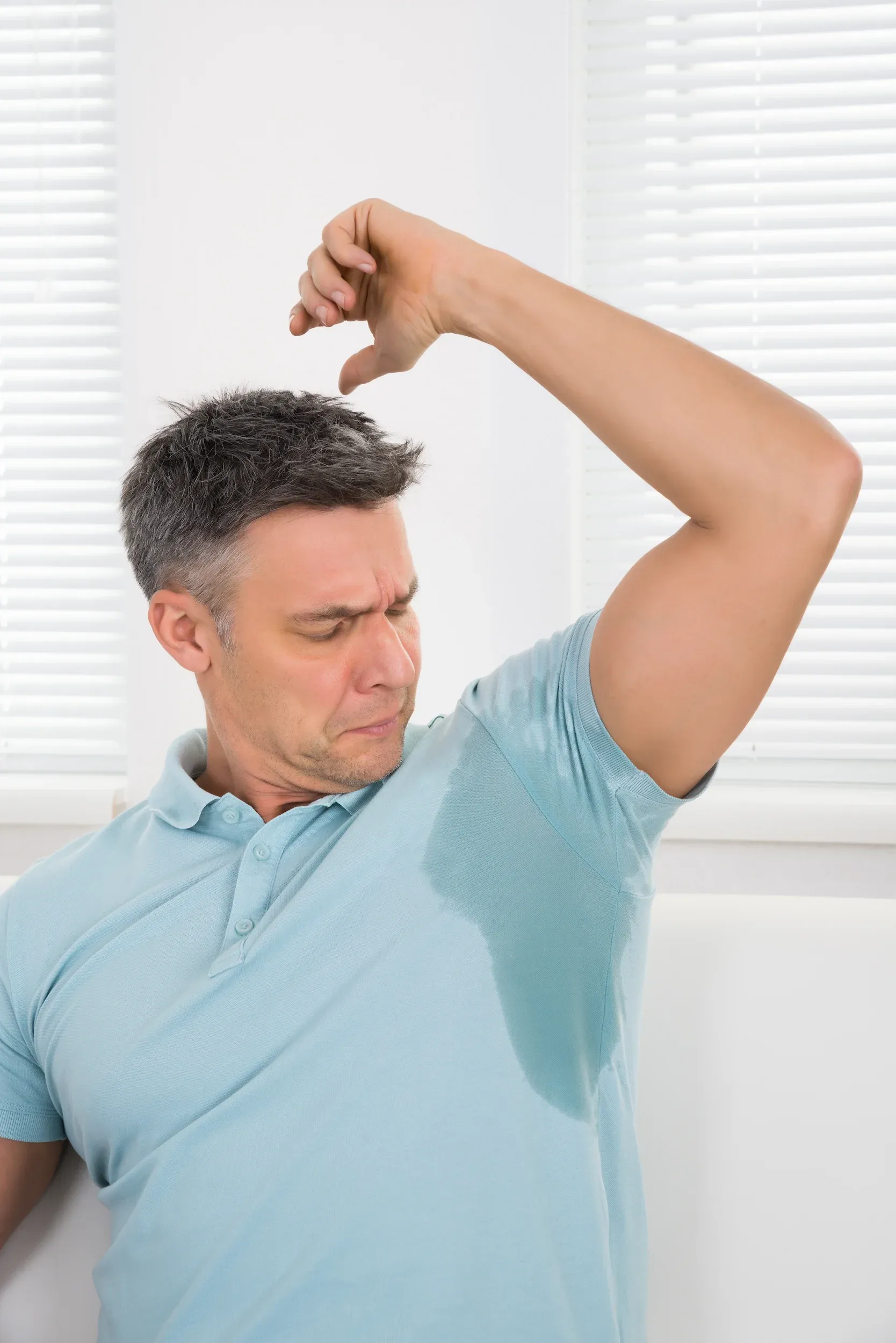 Close-up visual of hyperhidrosis concerns at Mint Aesthetics & Skin