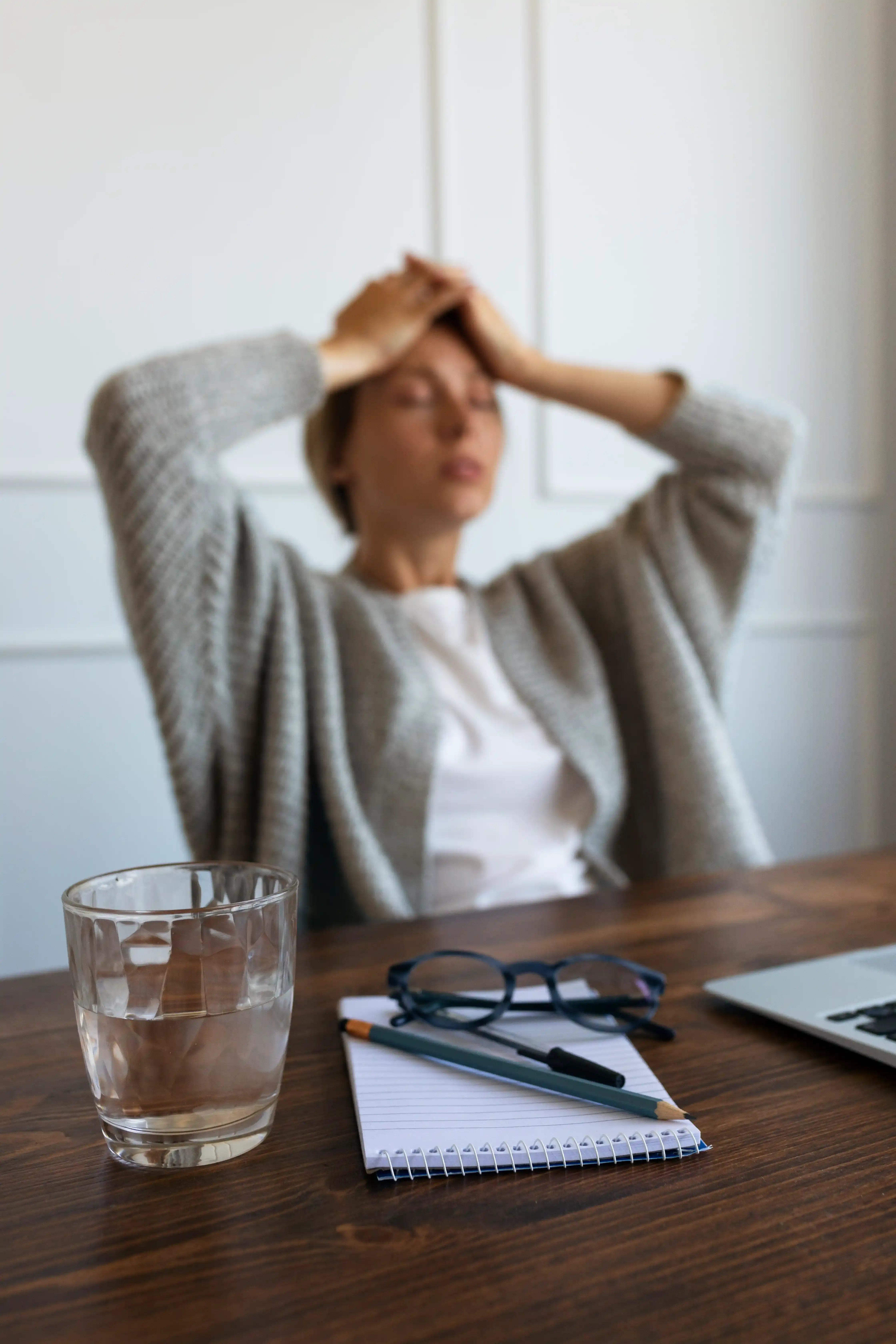 Provider completing FMLA mental health forms with patient at R&C Psychiatry Pembroke Pines