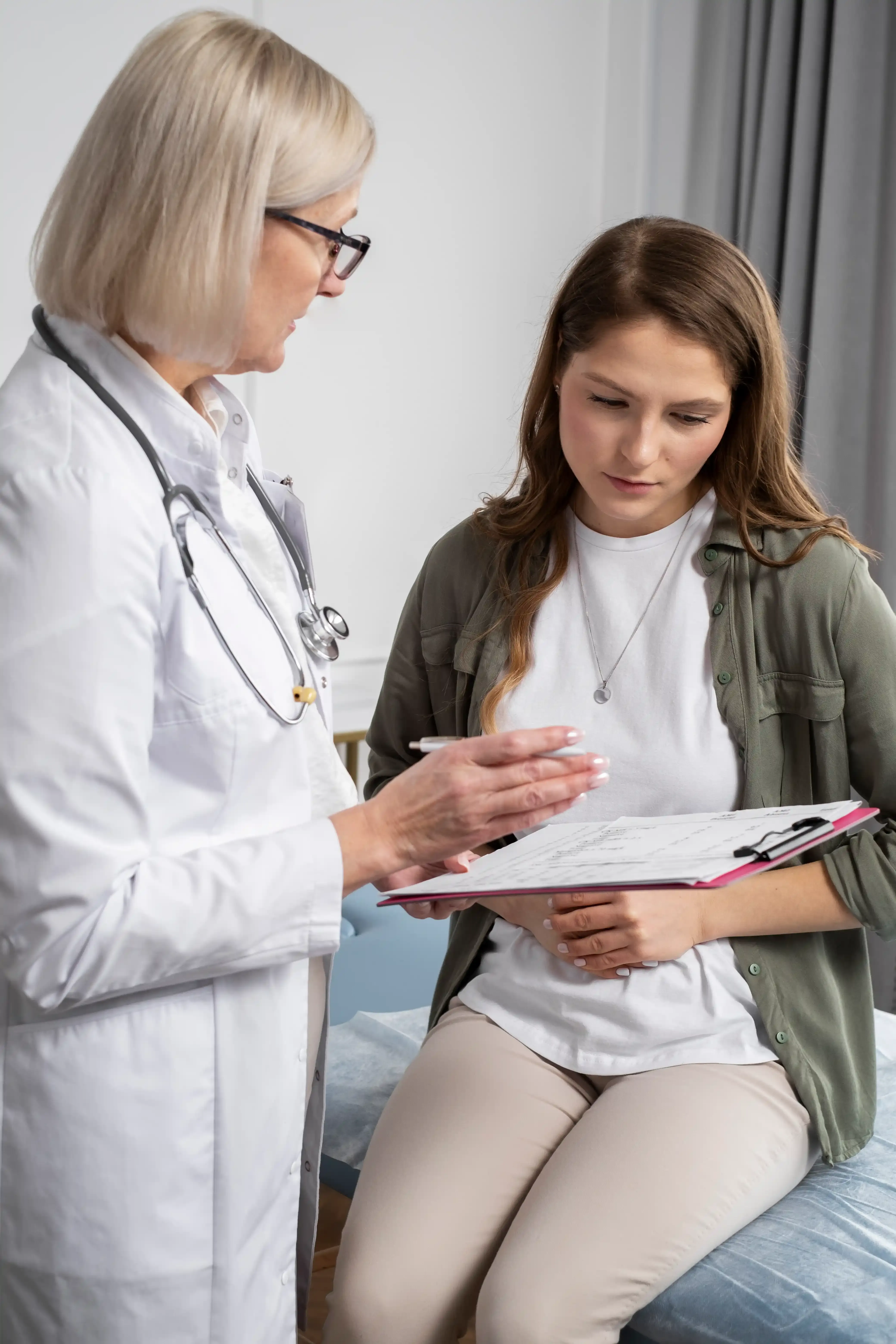 Patient-provider hormone therapy consultation at Hartley Health and Wellness in Canton, Georgia