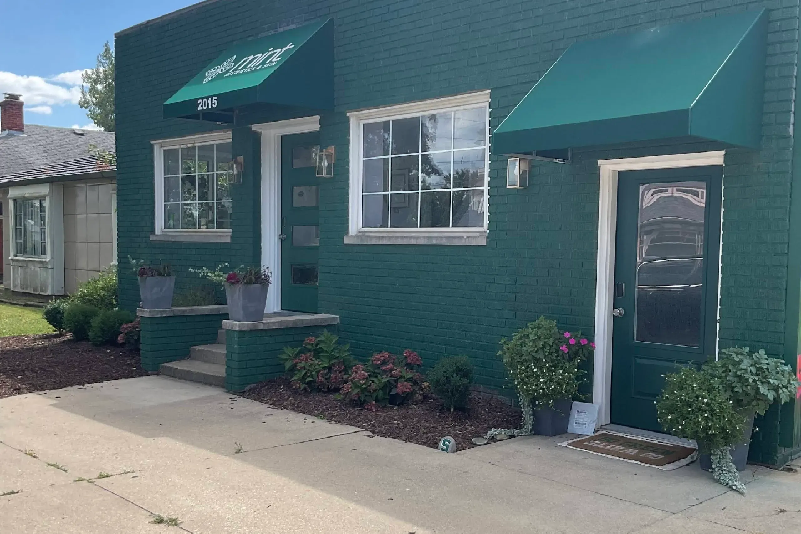 Modern clinic interior at Mint Aesthetics & Skin in Indianapolis Indiana