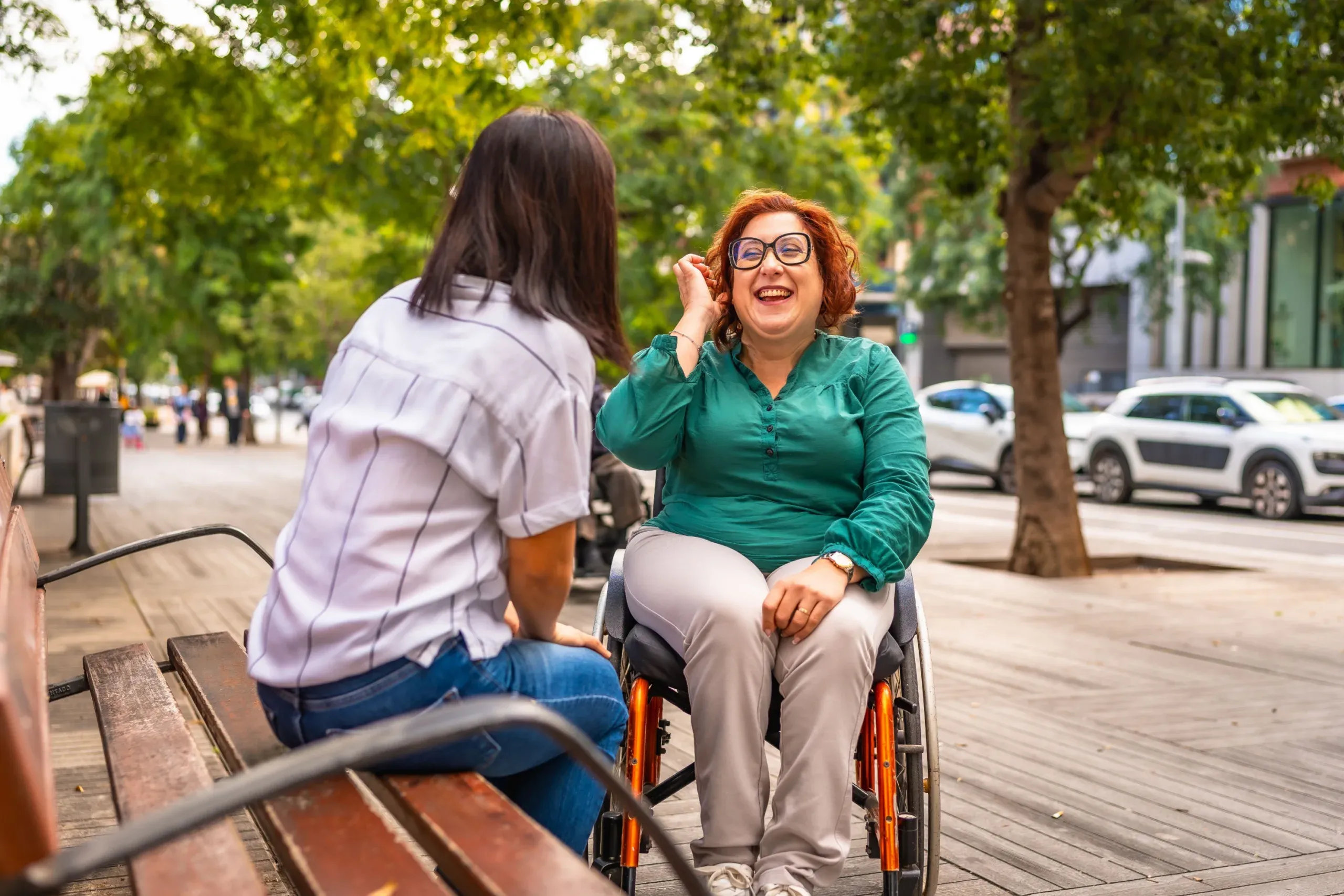 A primary care physician reviewing a care plan with a patient managing multiple sclerosis in Jacksonville, FL.
