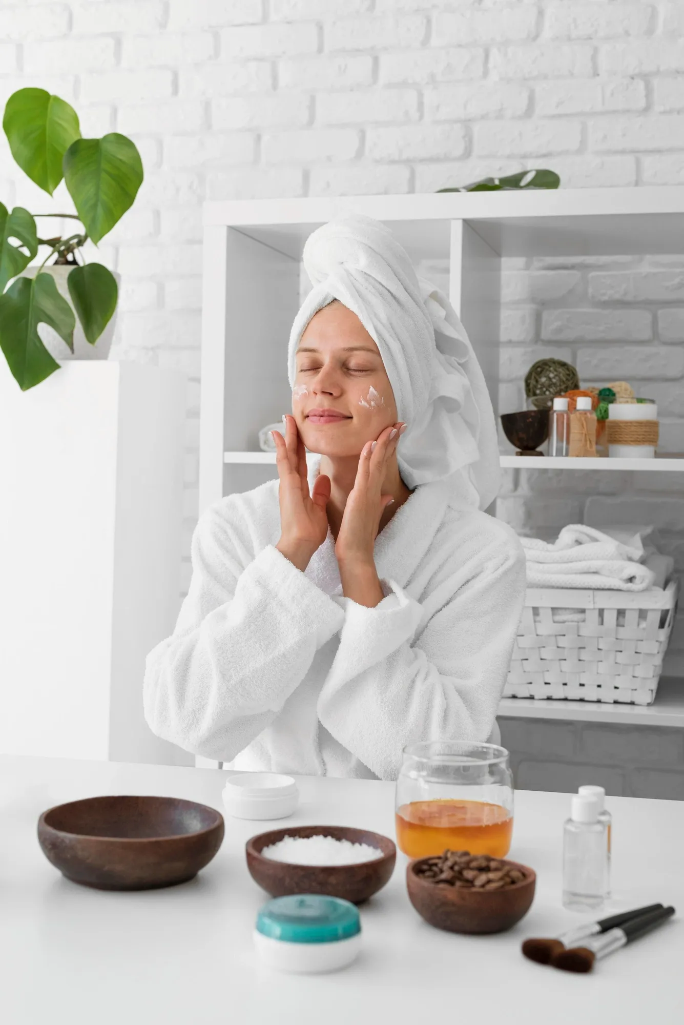 Portrait of a patient recognizing the need for professional skin diagnostics and personalized care