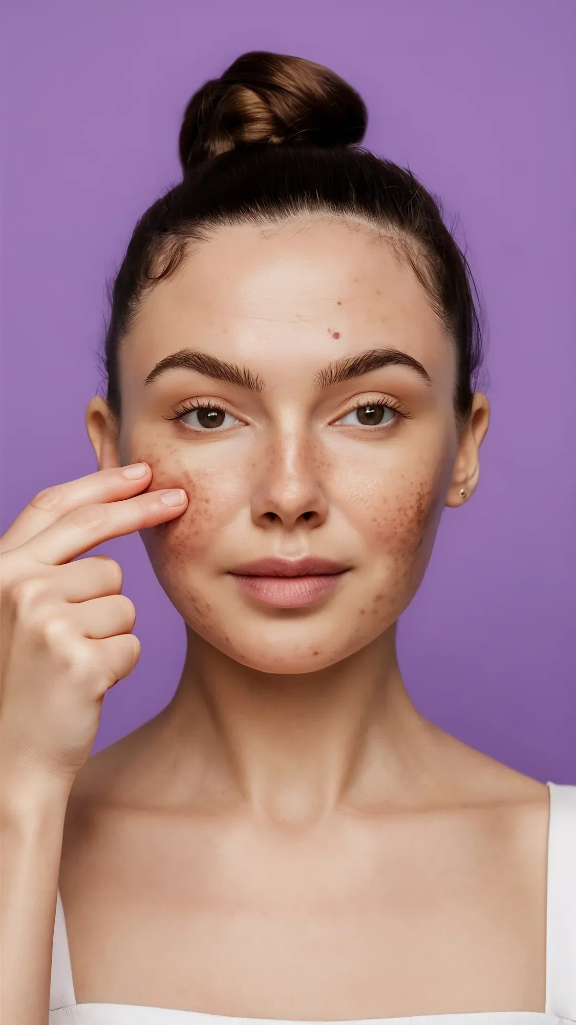 Diagram showing the acne scarring cycle at Mint Aesthetics & Skin