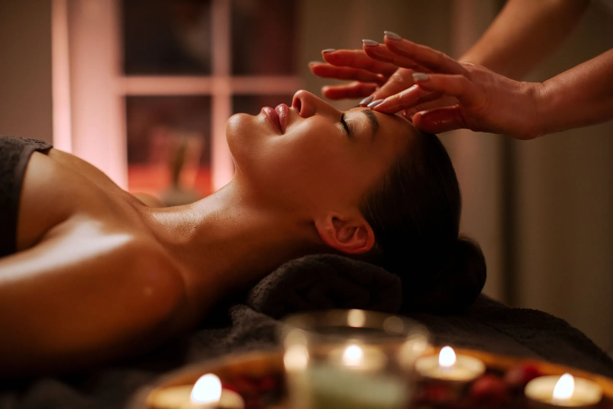 Abstract soft gradient background representing therapeutic relief and relaxation