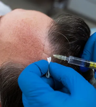 PRP hair restoration treatment at DSI Hair