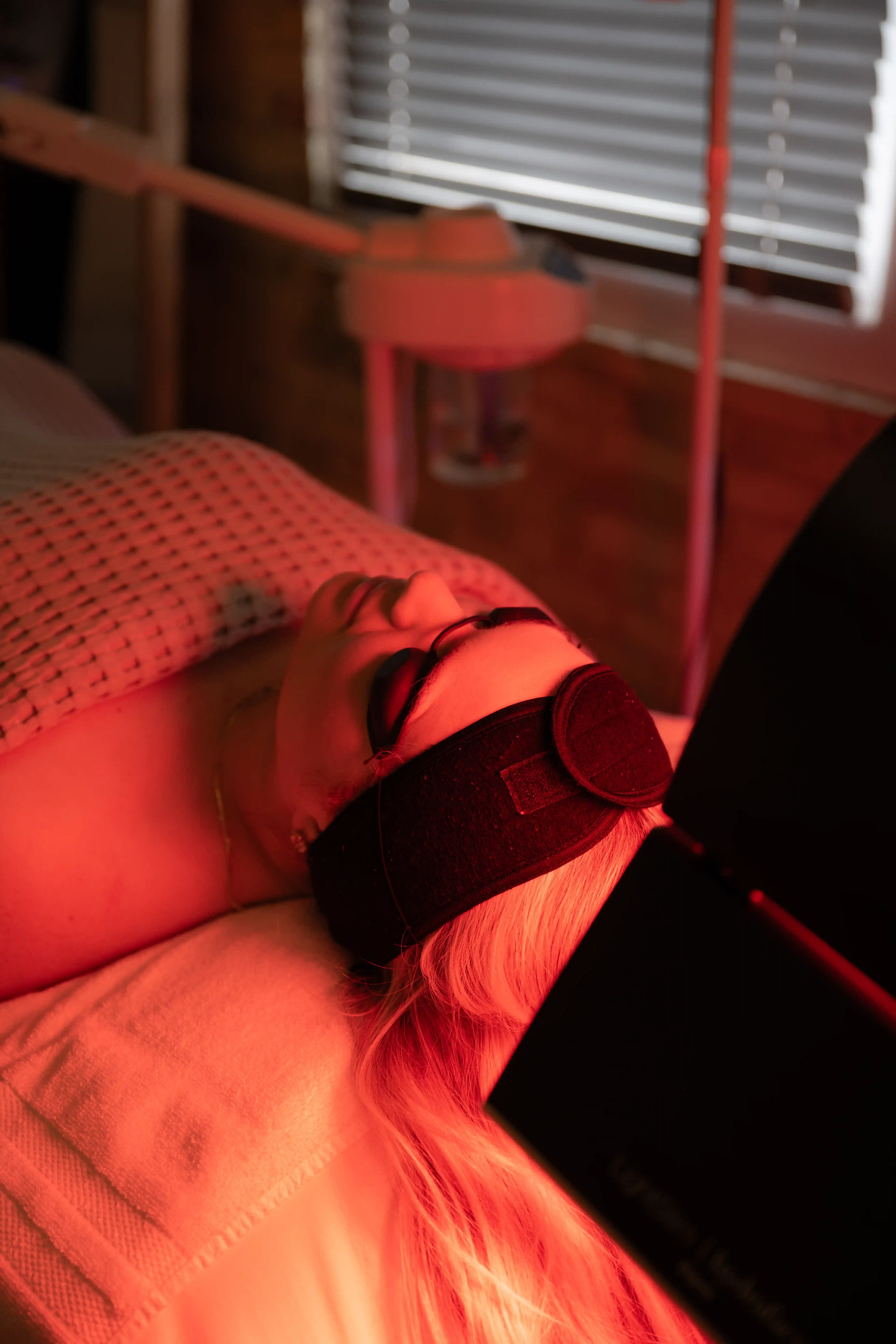 Patient consultation for Red Light Therapy at Eternal Wellness Medical Spa Traverse City