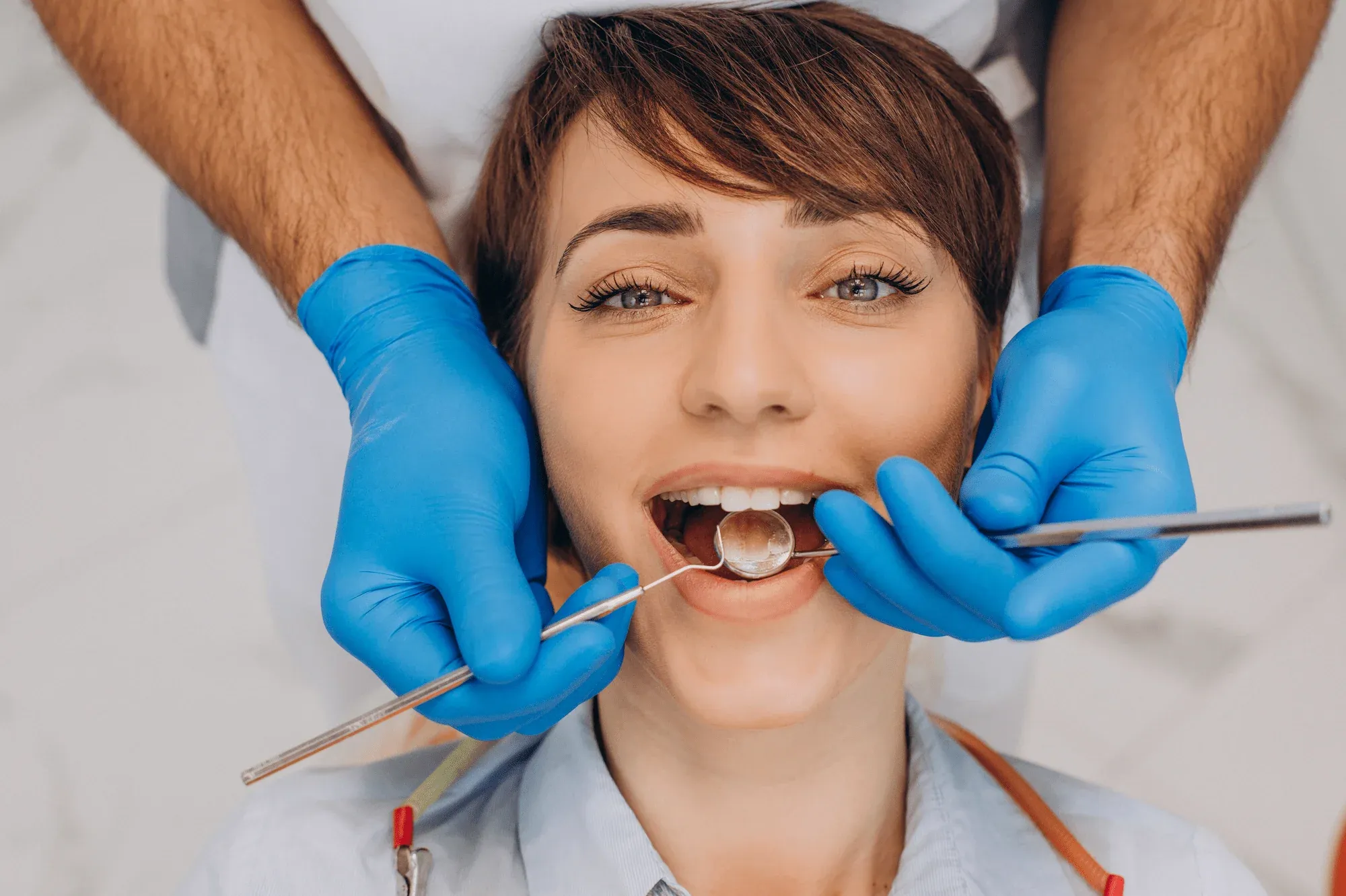 Patient discussing restorative dentistry options with Dr. Cook in Santa Rosa Beach, FL