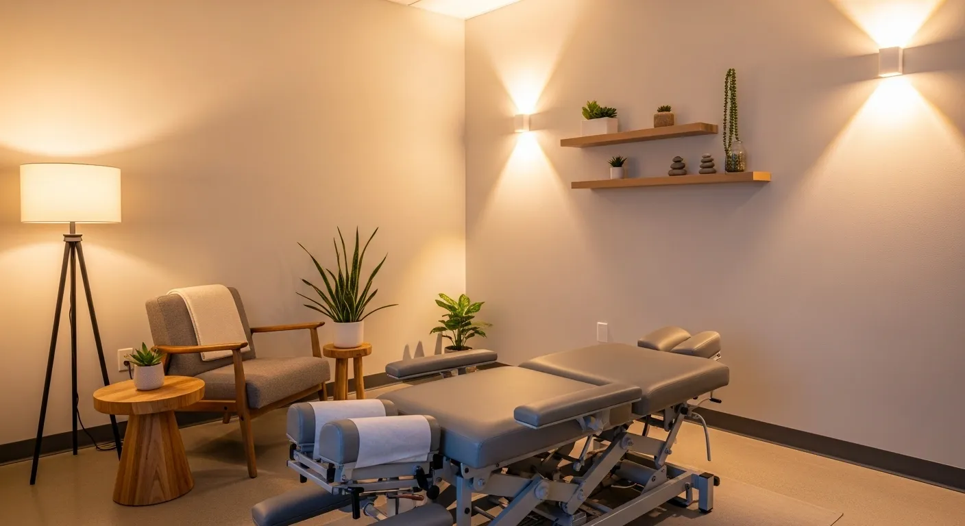 Modern clinic interior at Precision Chiropractic in Rockford Michigan
