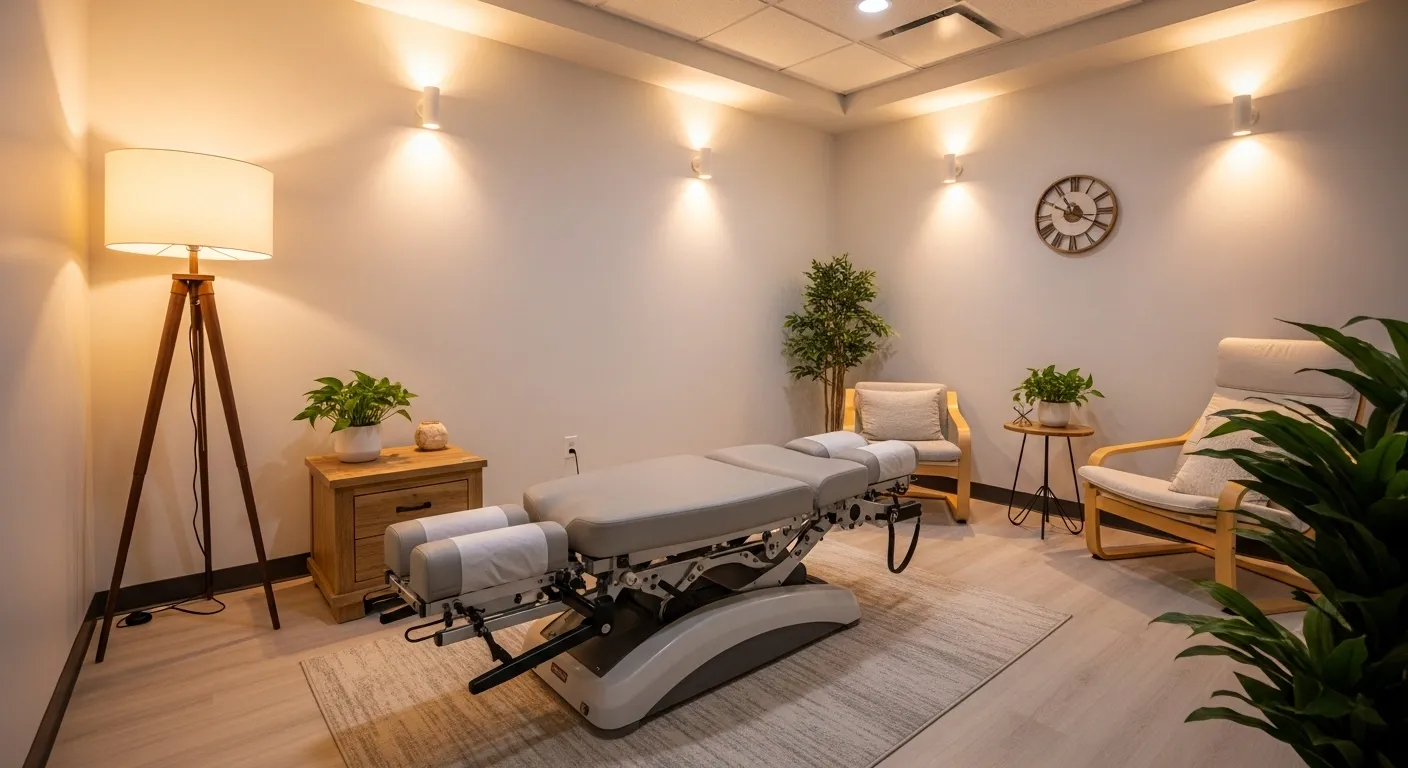 Modern clinic interior at Precision Chiropractic in Rockford Michigan