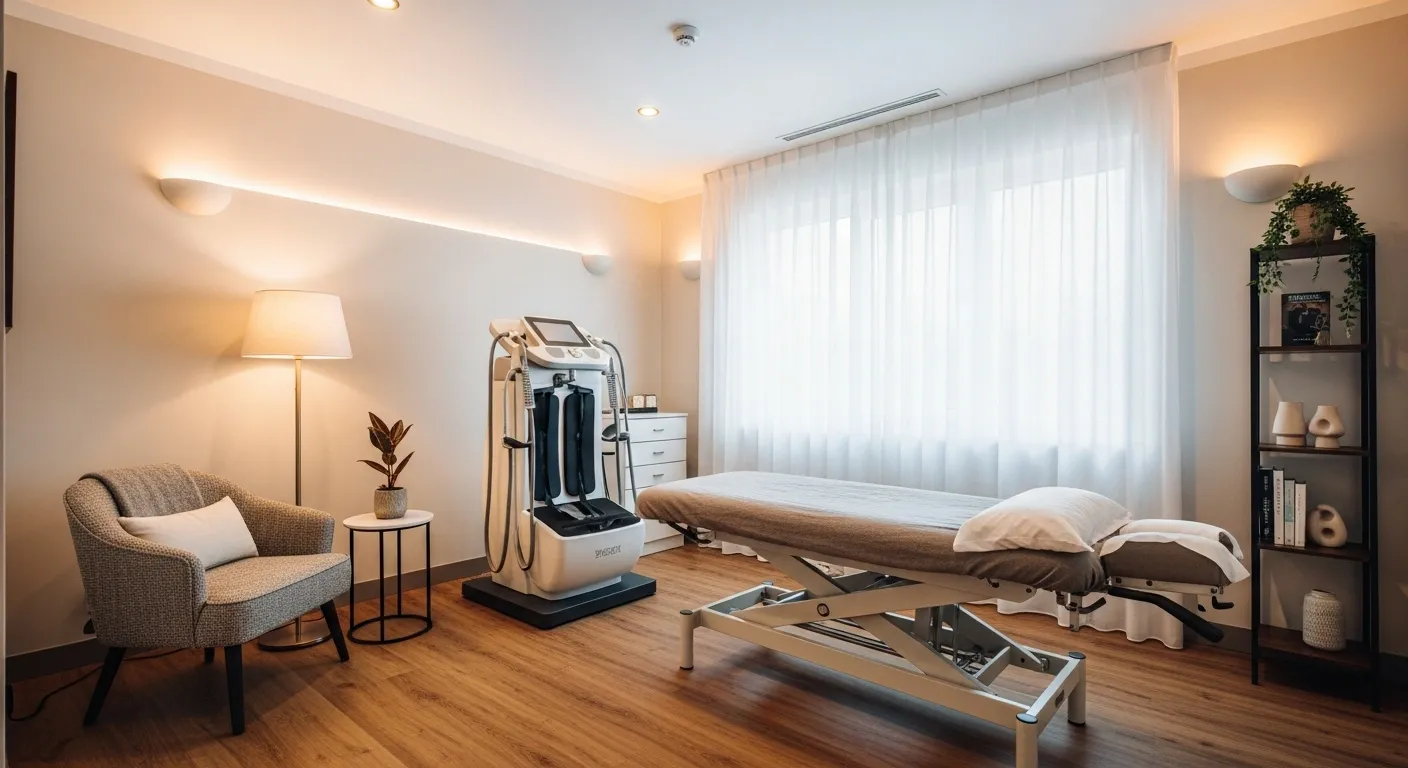 Modern clinic interior at Precision Chiropractic in Rockford Michigan