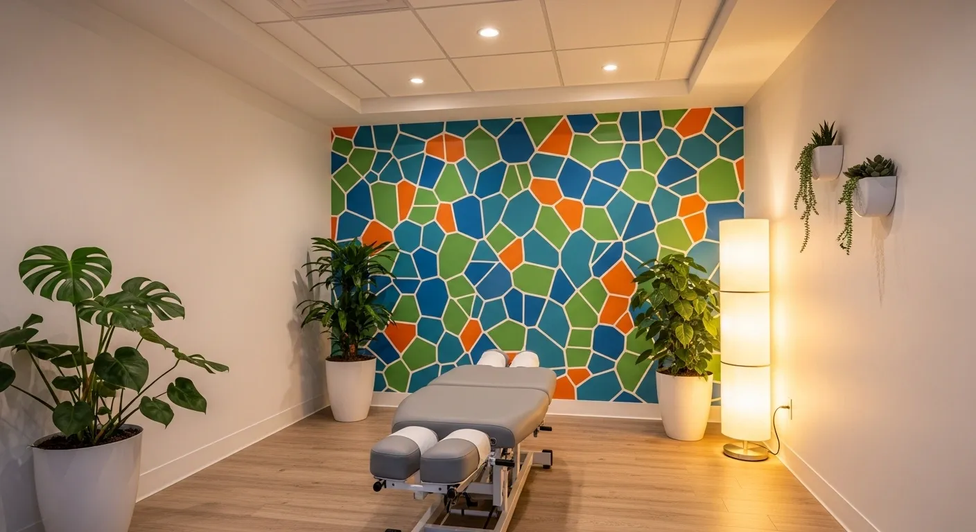 Modern clinic interior at Precision Chiropractic in Rockford Michigan