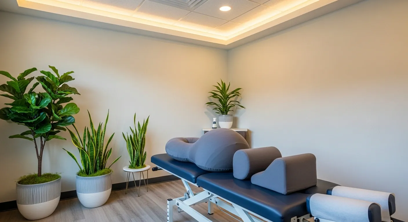 Modern clinic interior at Precision Chiropractic in Rockford Michigan