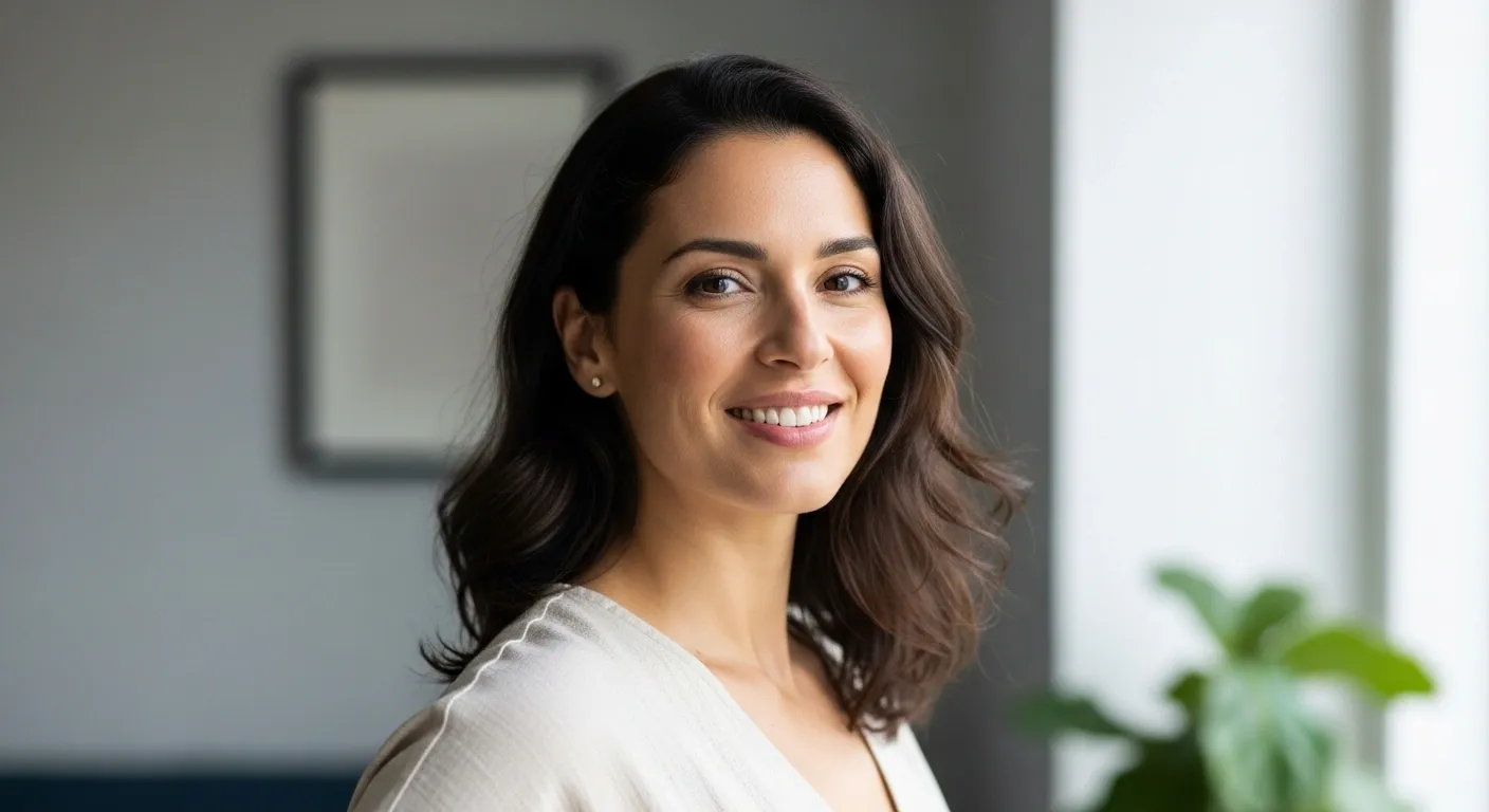 Confident patient portrait after functional wellness at Precision Chiropractic Rockford