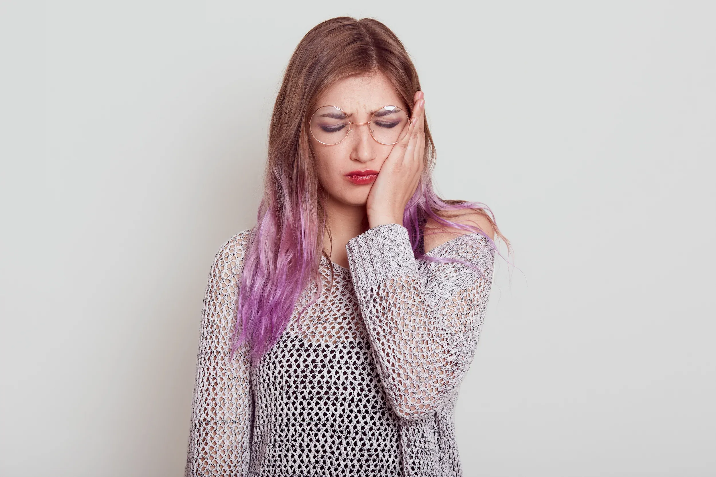 Patient receiving TMJ jaw pain treatment at Mint Aesthetics & Skin Indianapolis