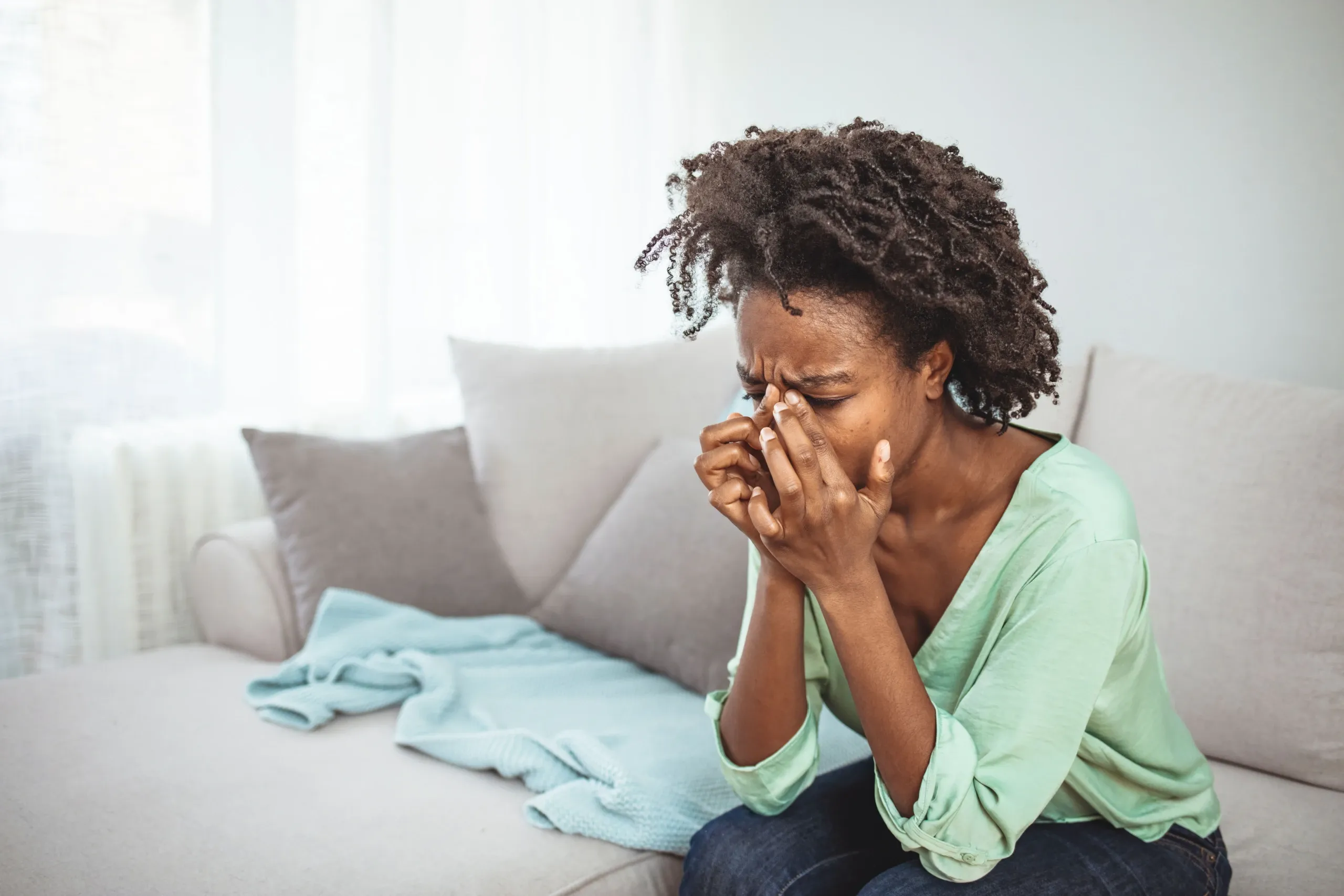 Person with schizophrenia in a calm therapy session at Gonzales-Vigilar Psychiatric Services in Ashburn, VA
