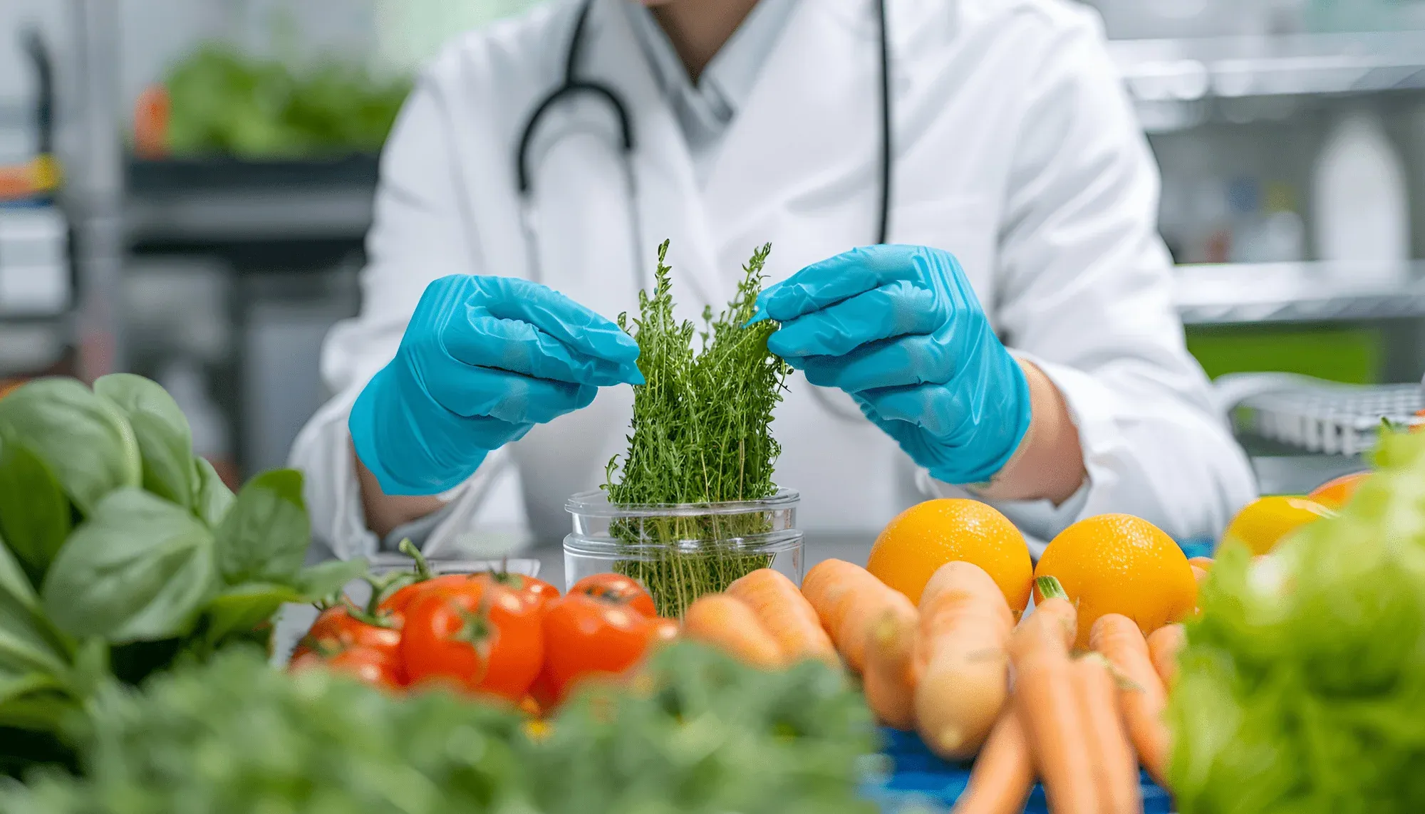 Abstract soft gradient background representing immune reactivity and food sensitivity detection