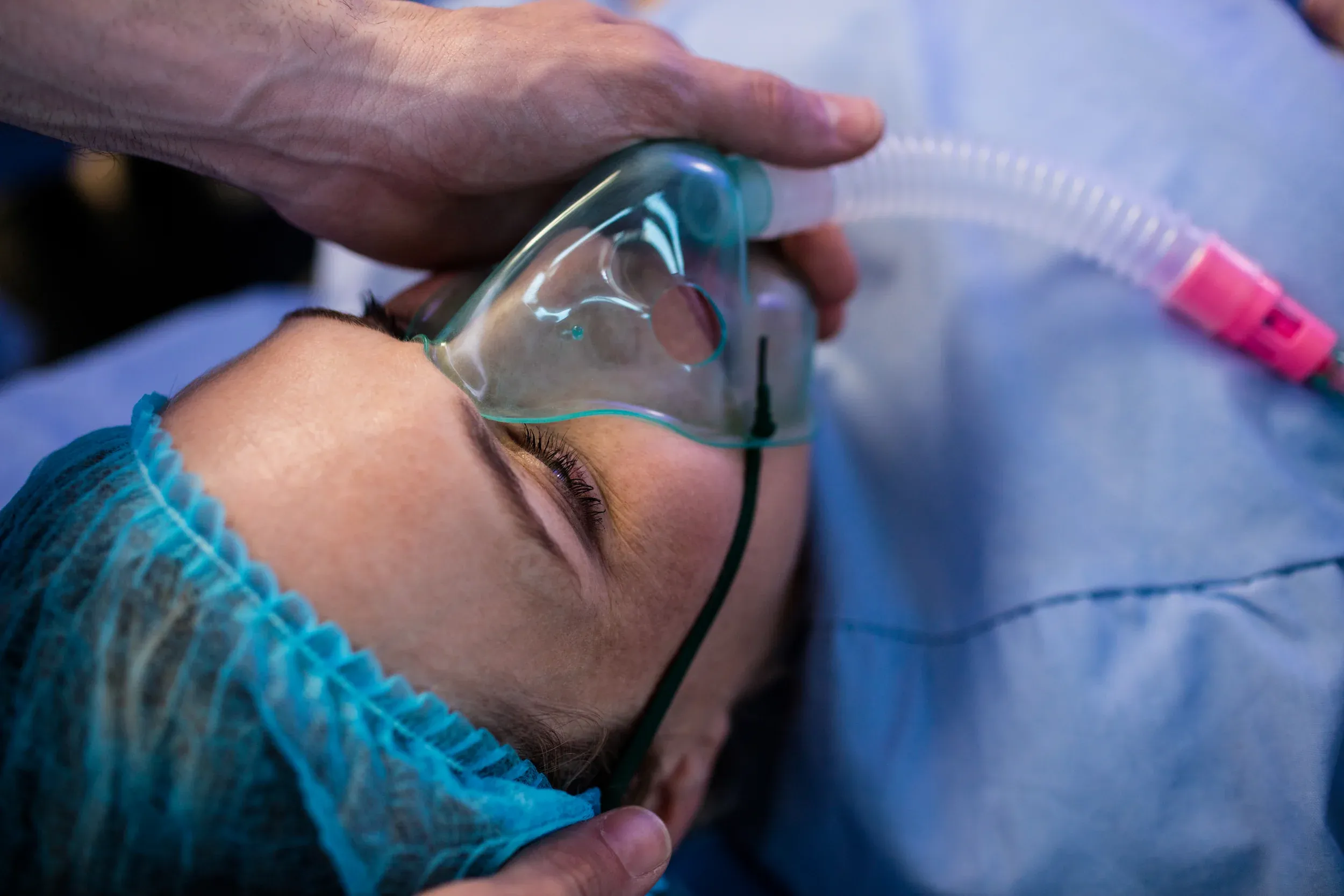 Relaxed patient receiving sedation dentistry at Cook Family Dentistry in Santa Rosa Beach, FL