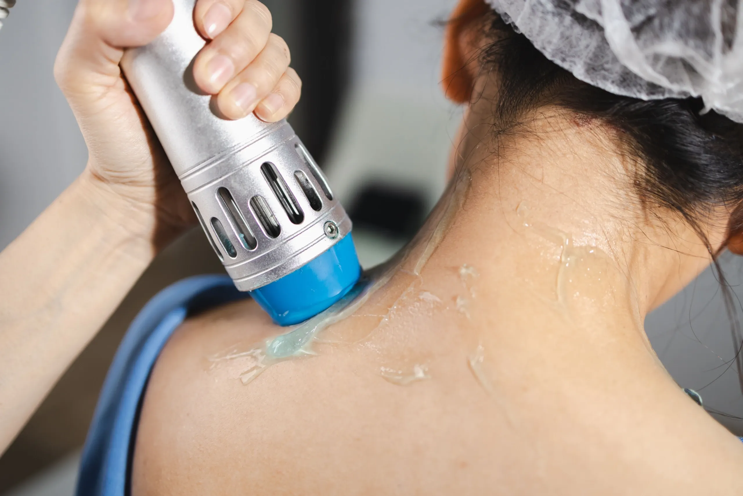 Shockwave therapy device used at Bensa Chiropractic and Wellness Bradenton