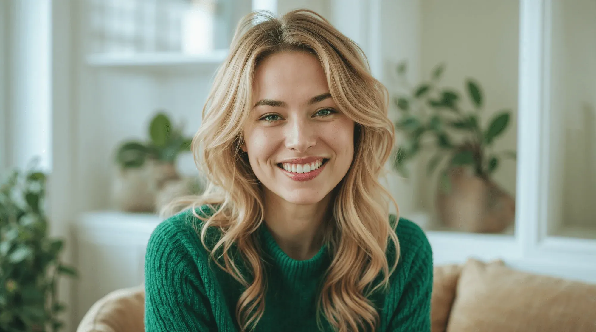 Abstract soft gradient background representing jaw and head pain relief