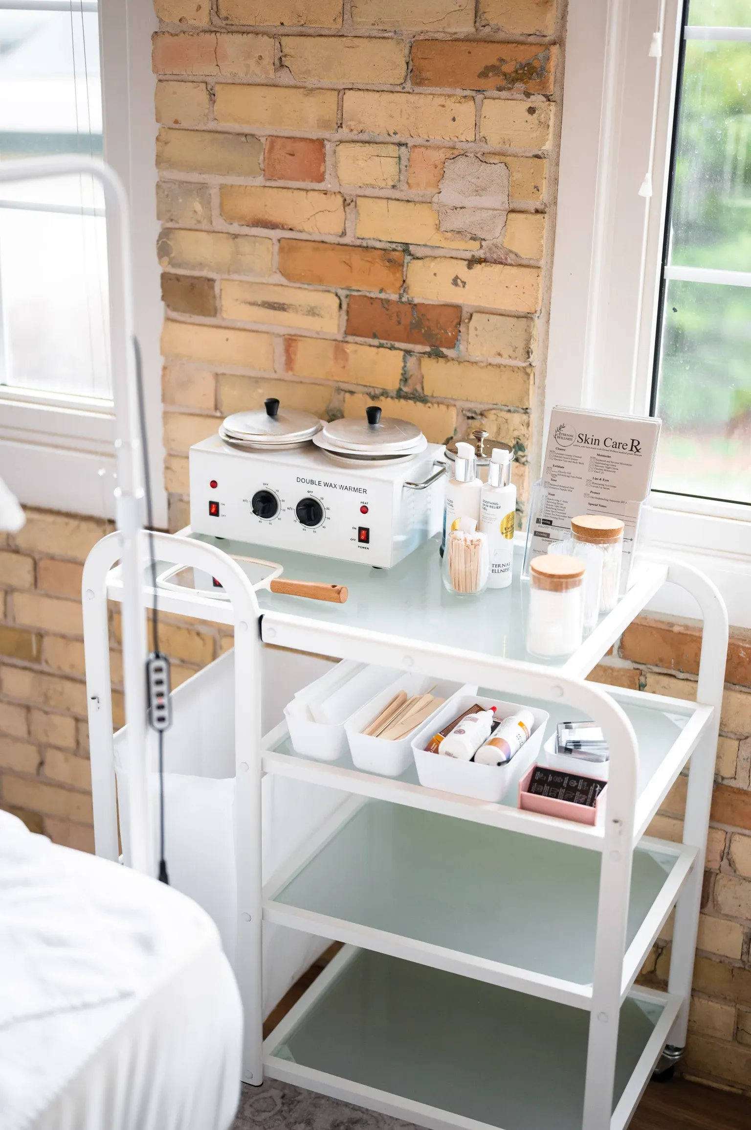 Patient consultation for spa facials at Eternal Wellness Medical Spa Traverse City