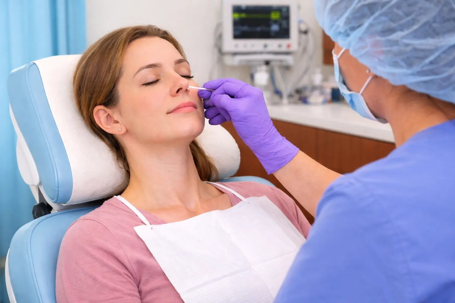 SPG block procedure for migraine relief at Physicians Ketamine Institute Destin FL