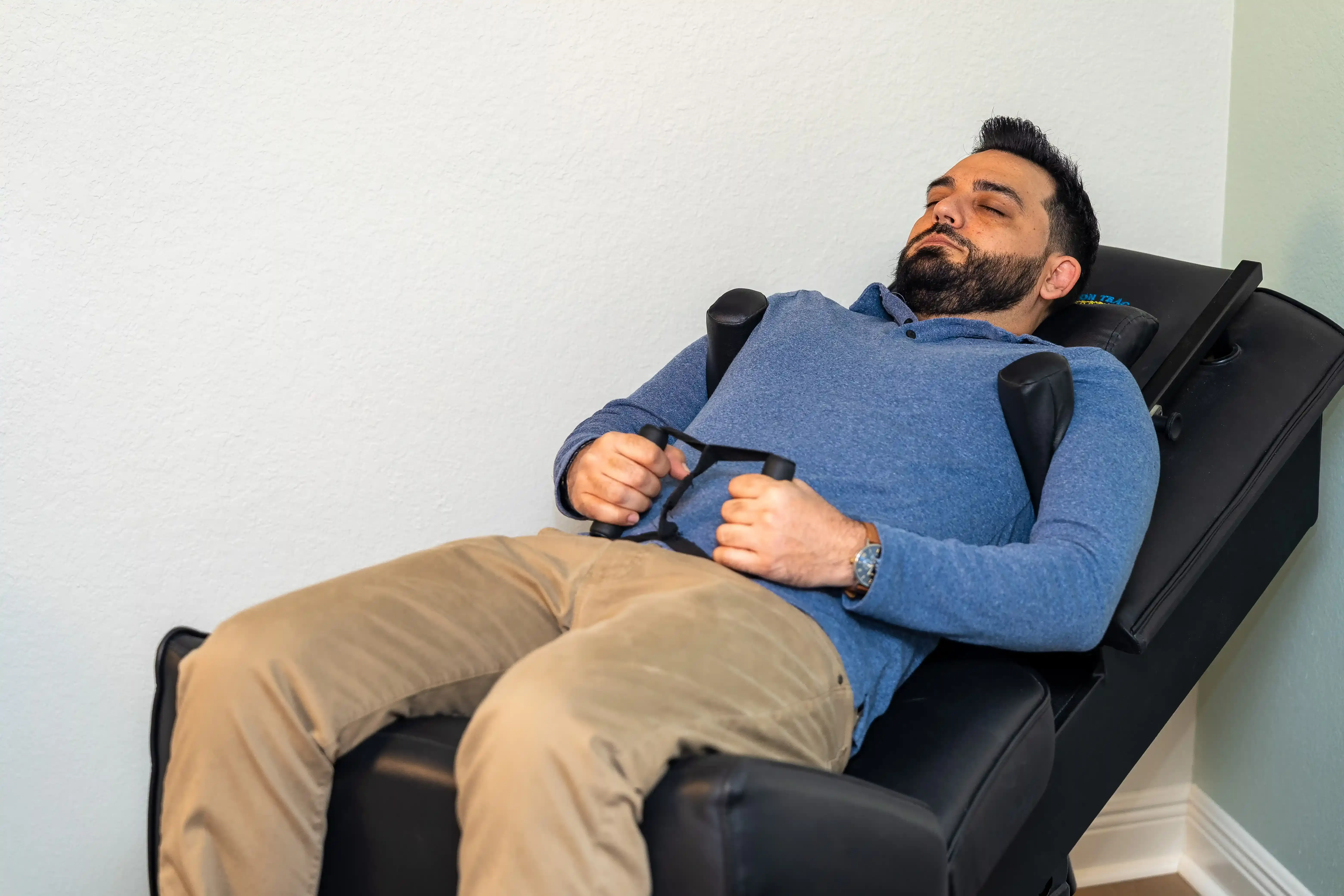 Confident patient portrait after spinal decompression at Arise Integrative Wellness Port Charlotte