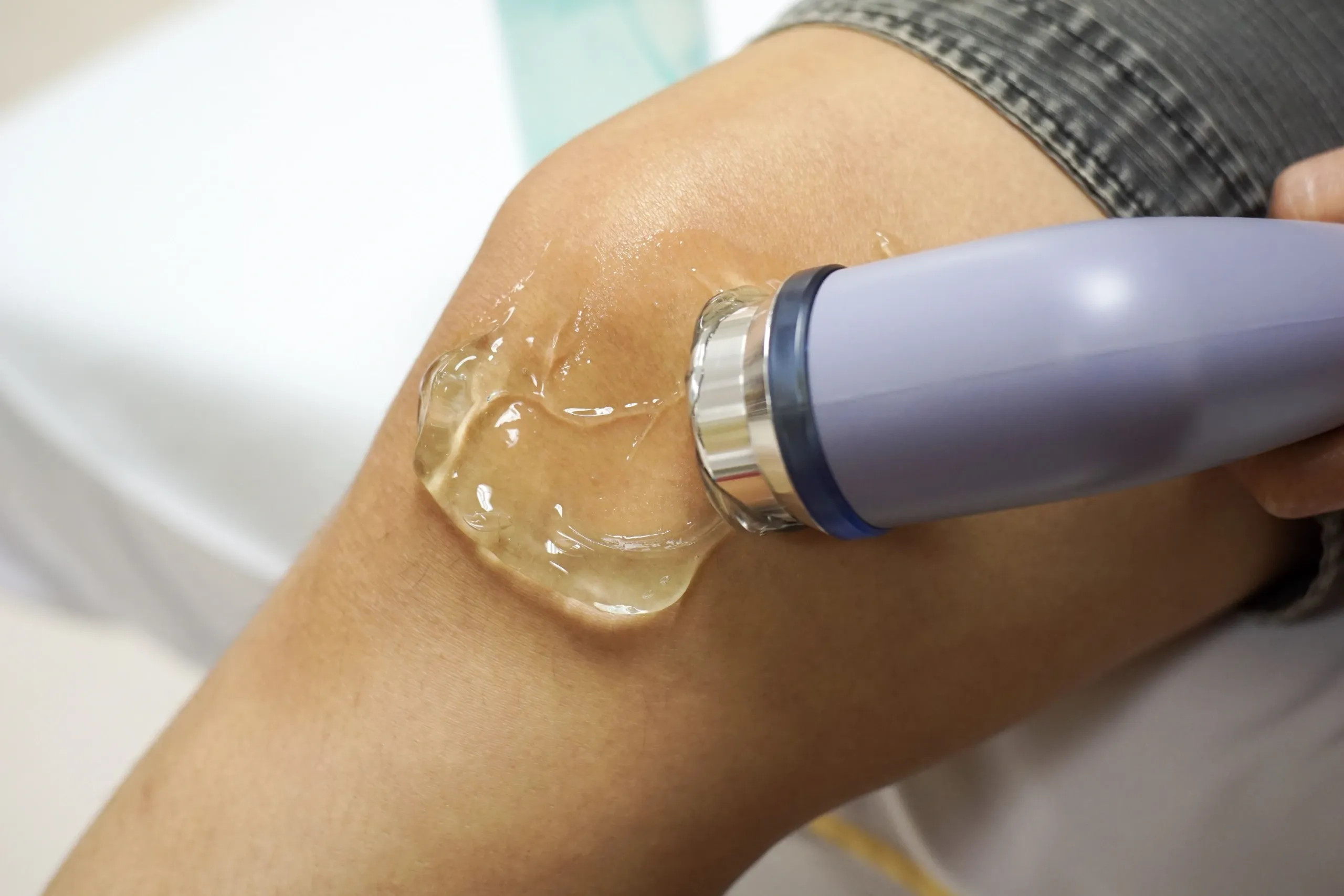 Before and after therapeutic ultrasound results showing improved mobility at Bensa Chiropractic Bradenton