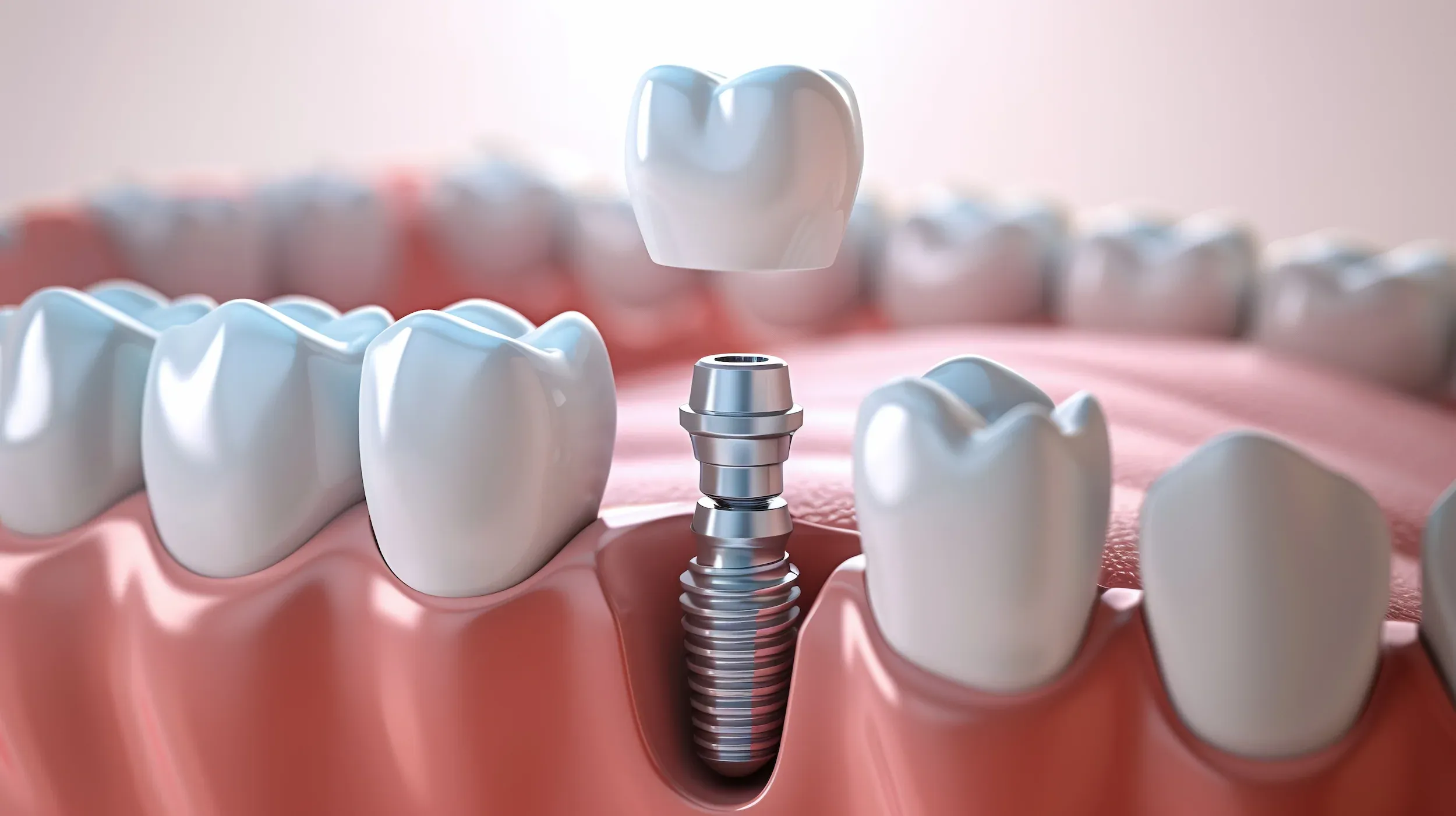 Implant overdenture fitting at Dental World in Longwood Florida