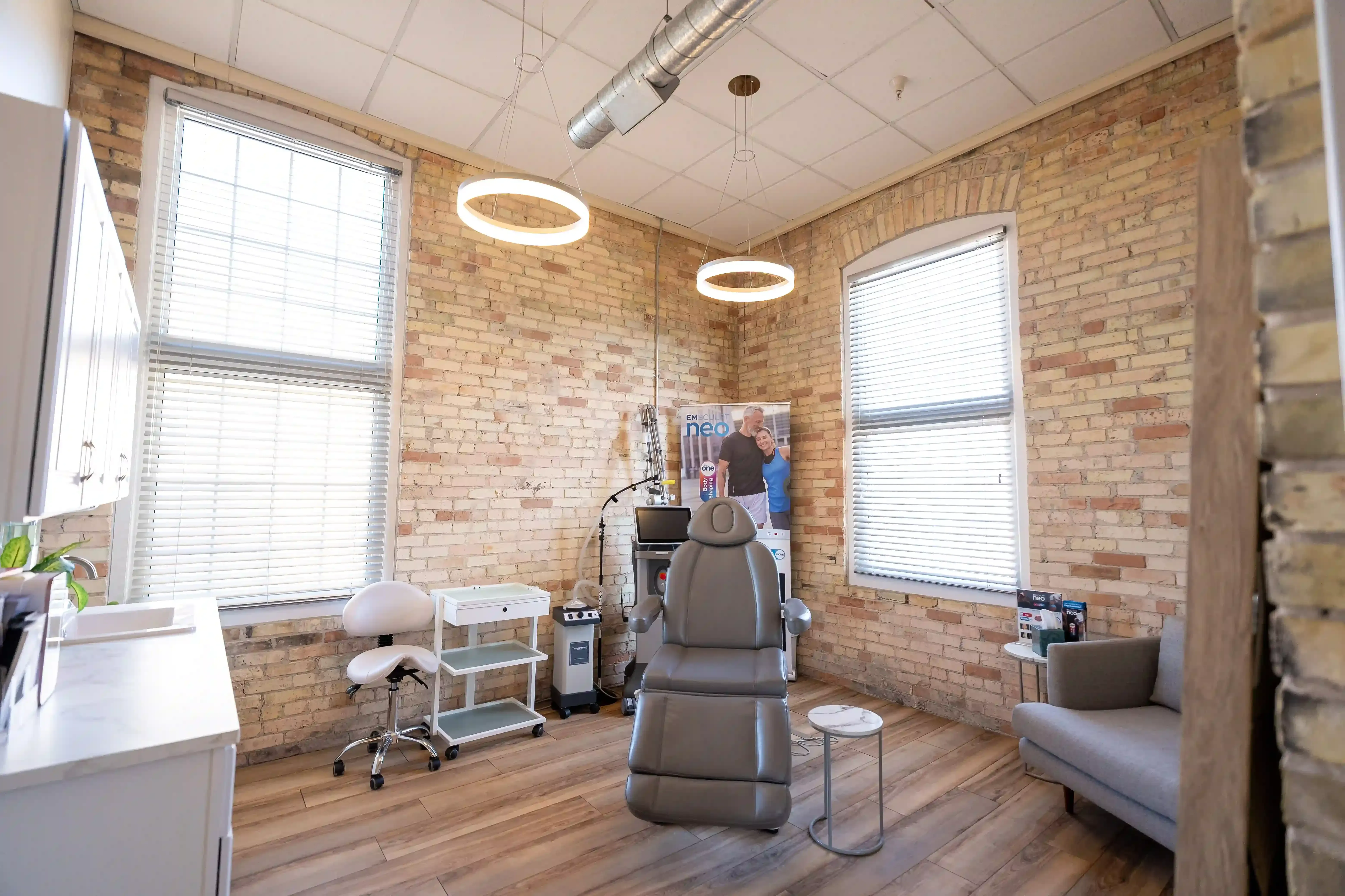 Patient receiving Toro Laser treatment at Eternal Wellness Medical Spa in Traverse City, MI