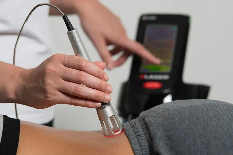 Class IV K laser therapy session at Spine-Ability in Apollo Beach and Riverview FL
