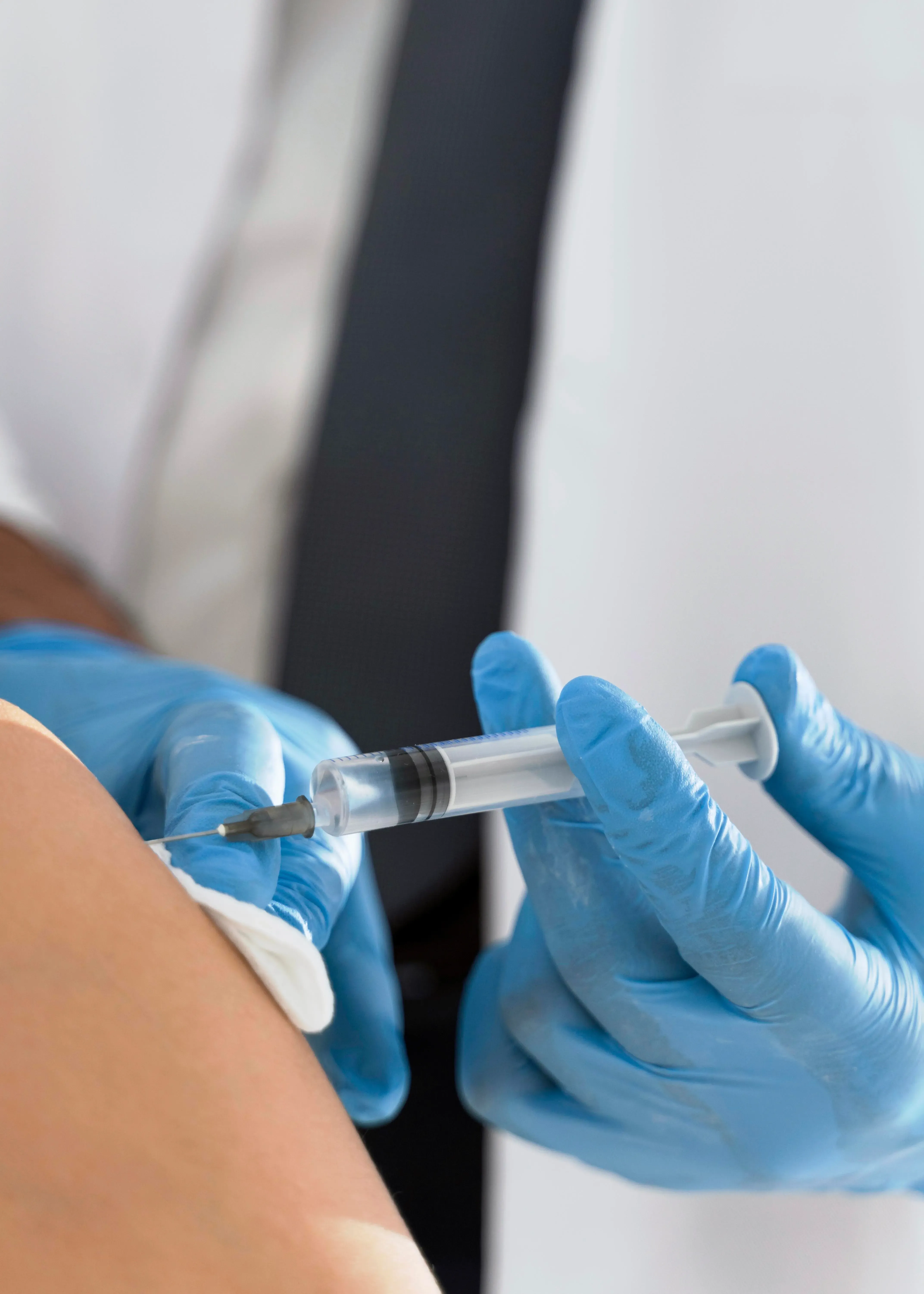 Before and after trigger point injection treatment showing muscle tension relief at West Eastern Health