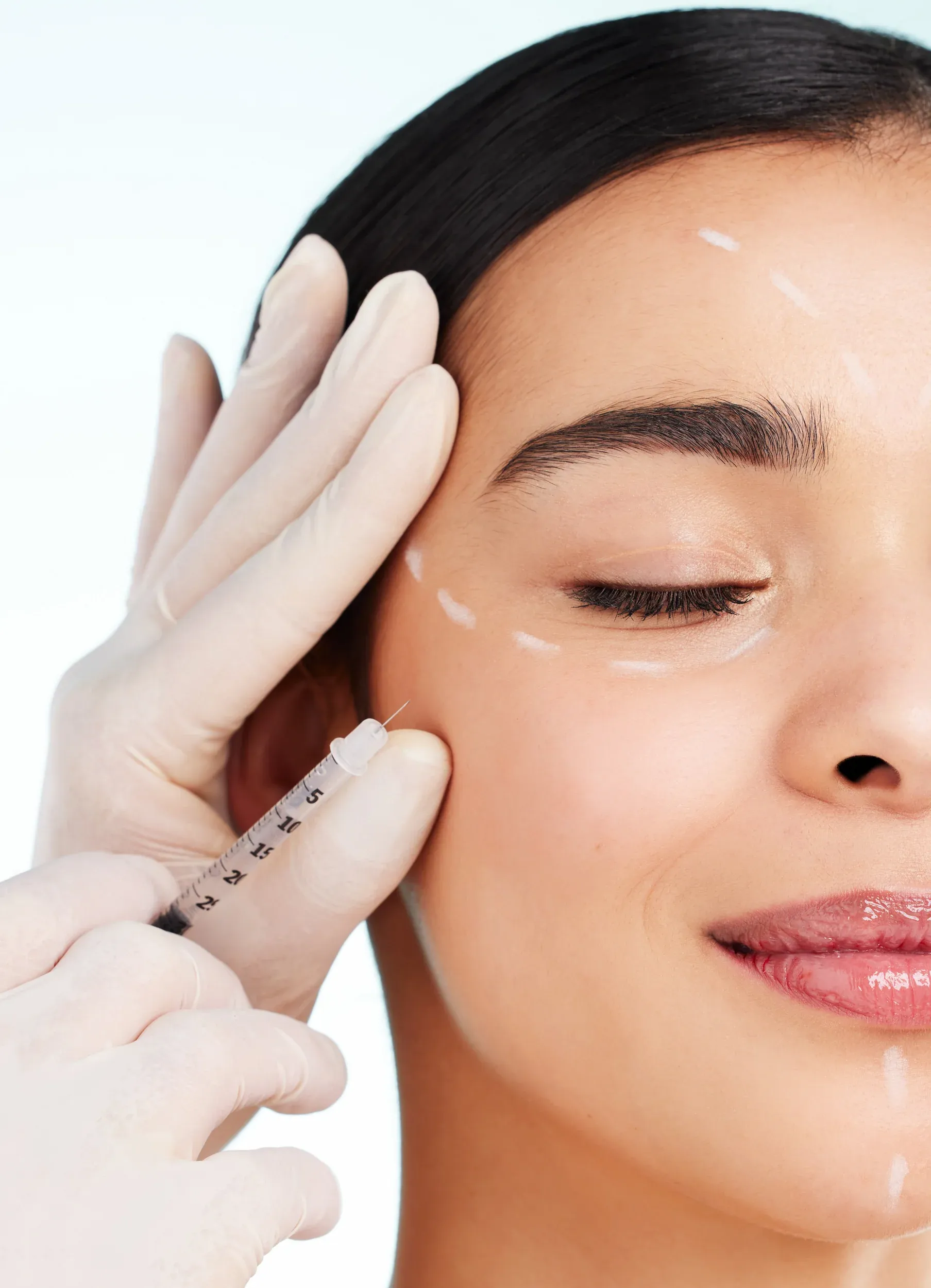 Patient enjoying benefits of Xeomin treatment at Mint Aesthetics & Skin Indianapolis