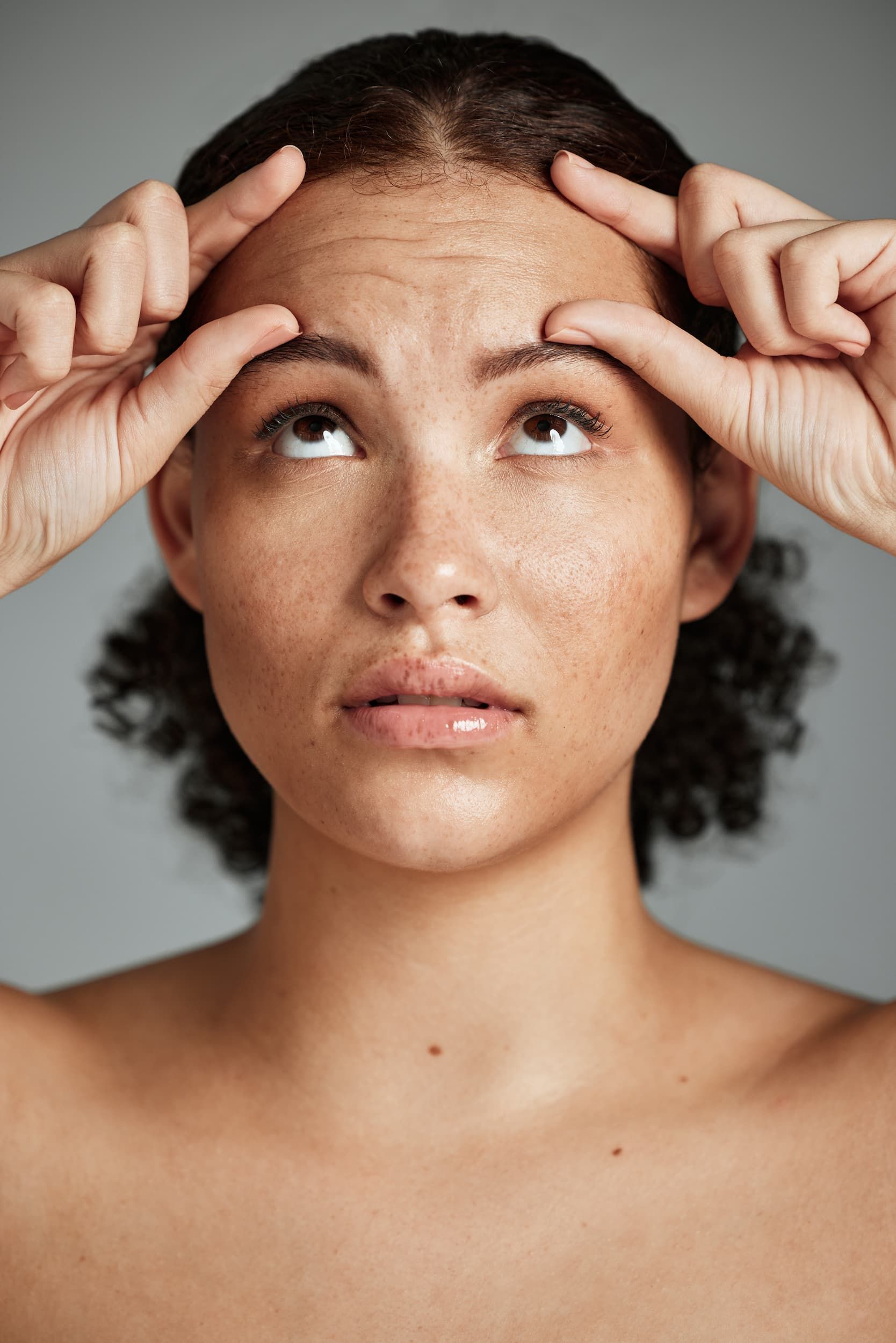 Diagram showing dynamic vs static wrinkle formation at Mint Aesthetics & Skin
