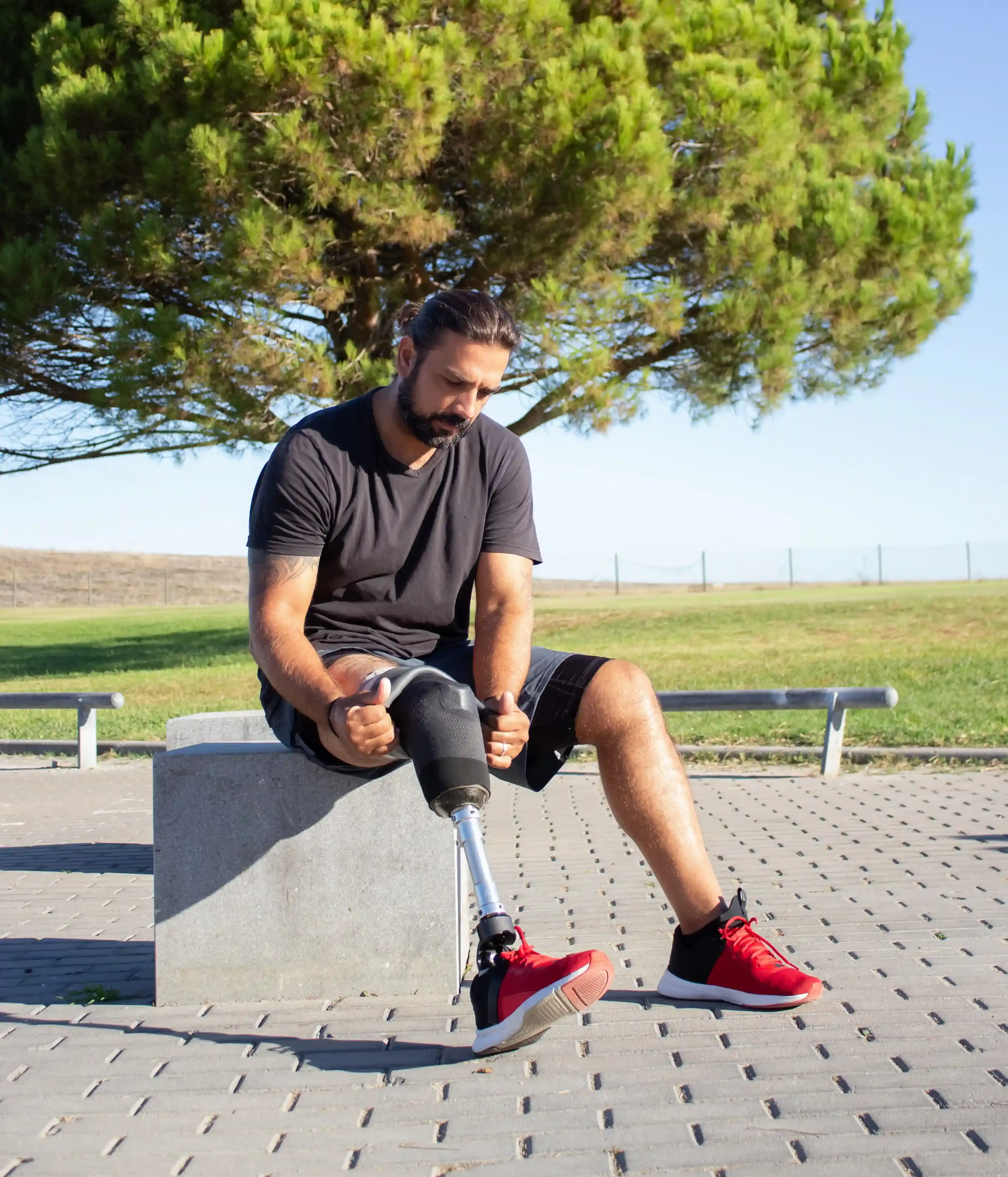 Patient concerned about phantom limb pain at Physicians Ketamine Institute Destin